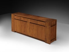 Giuseppe Rivadossi Hand-Carved Sideboard in Oak