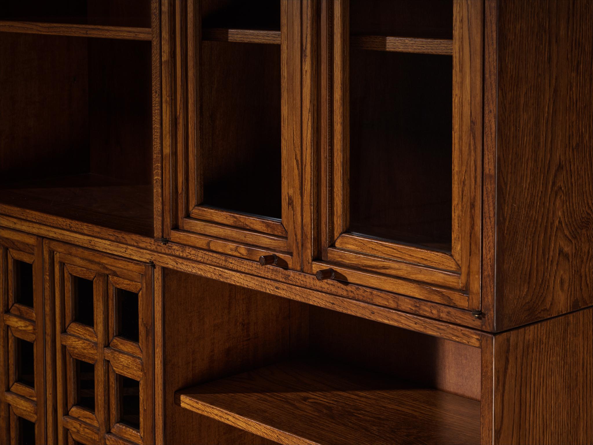 Libreria o pensile Giuseppe Rivadossi in Oak in vendita 6