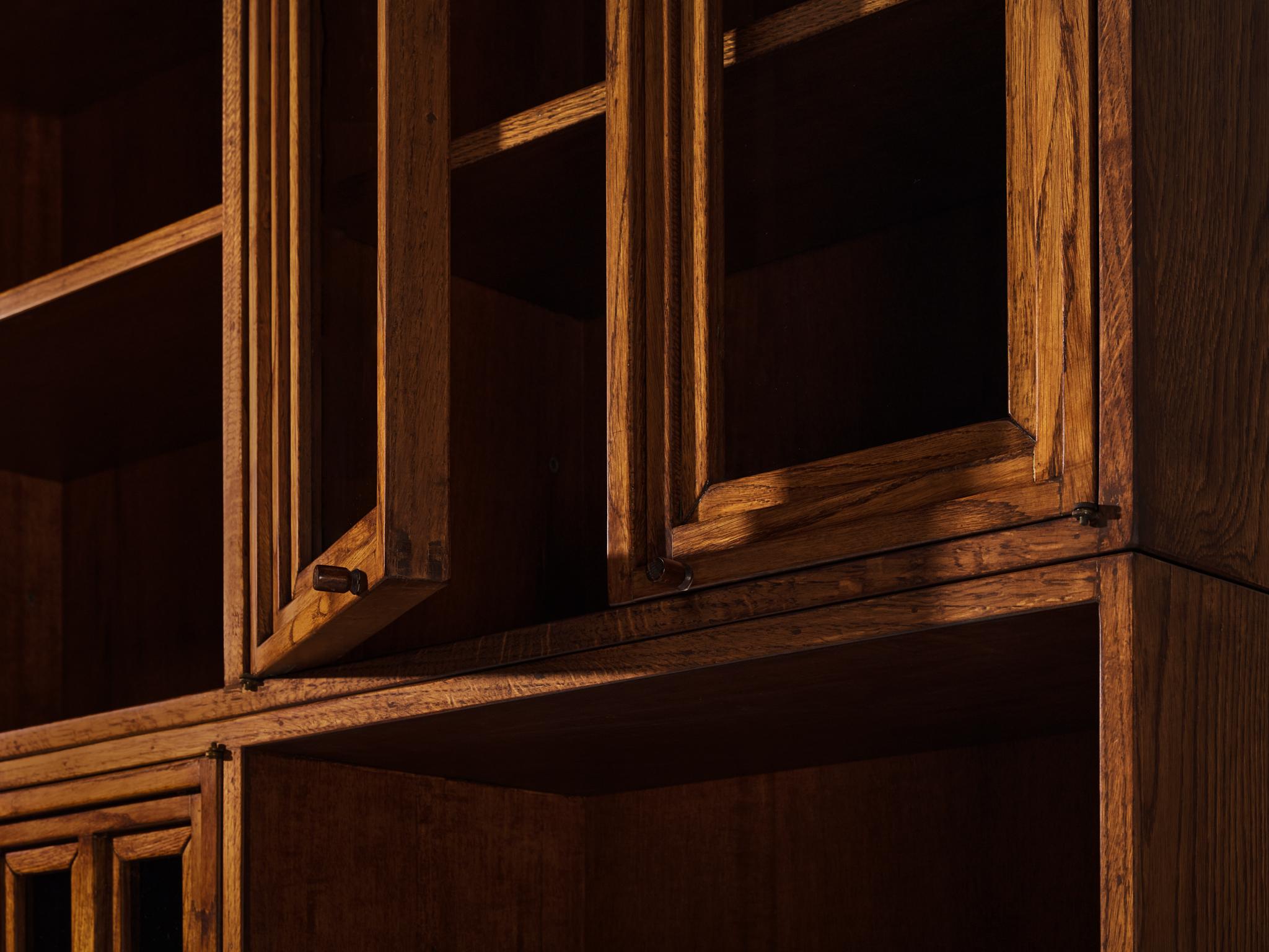 Libreria o pensile Giuseppe Rivadossi in Oak in vendita 1