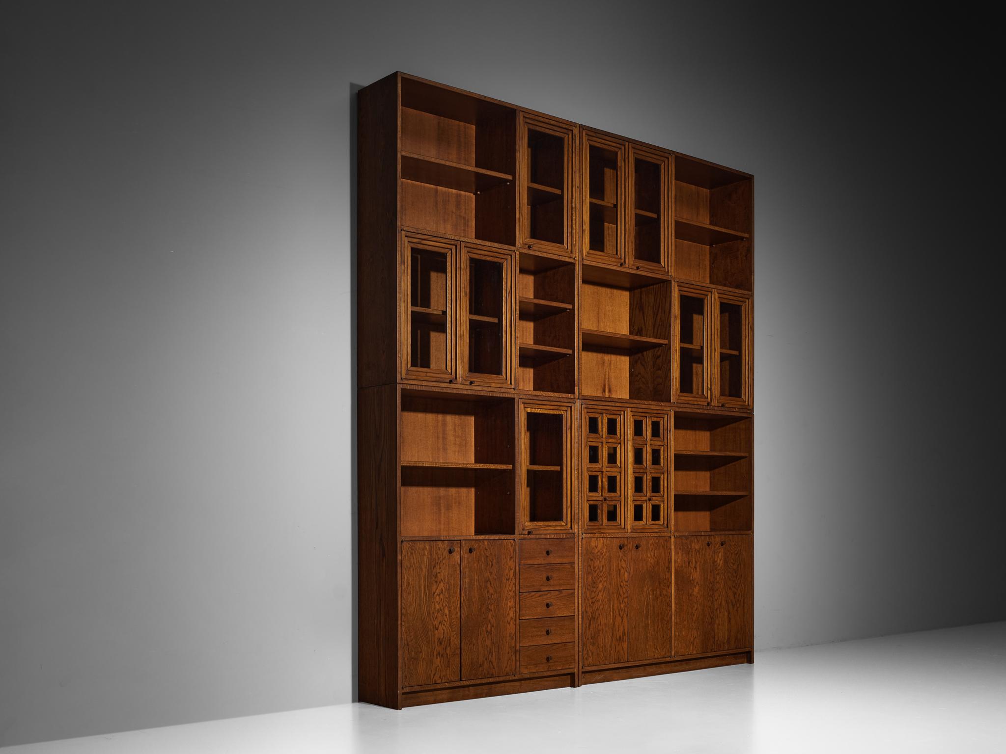 Libreria o pensile Giuseppe Rivadossi in Oak in vendita 3