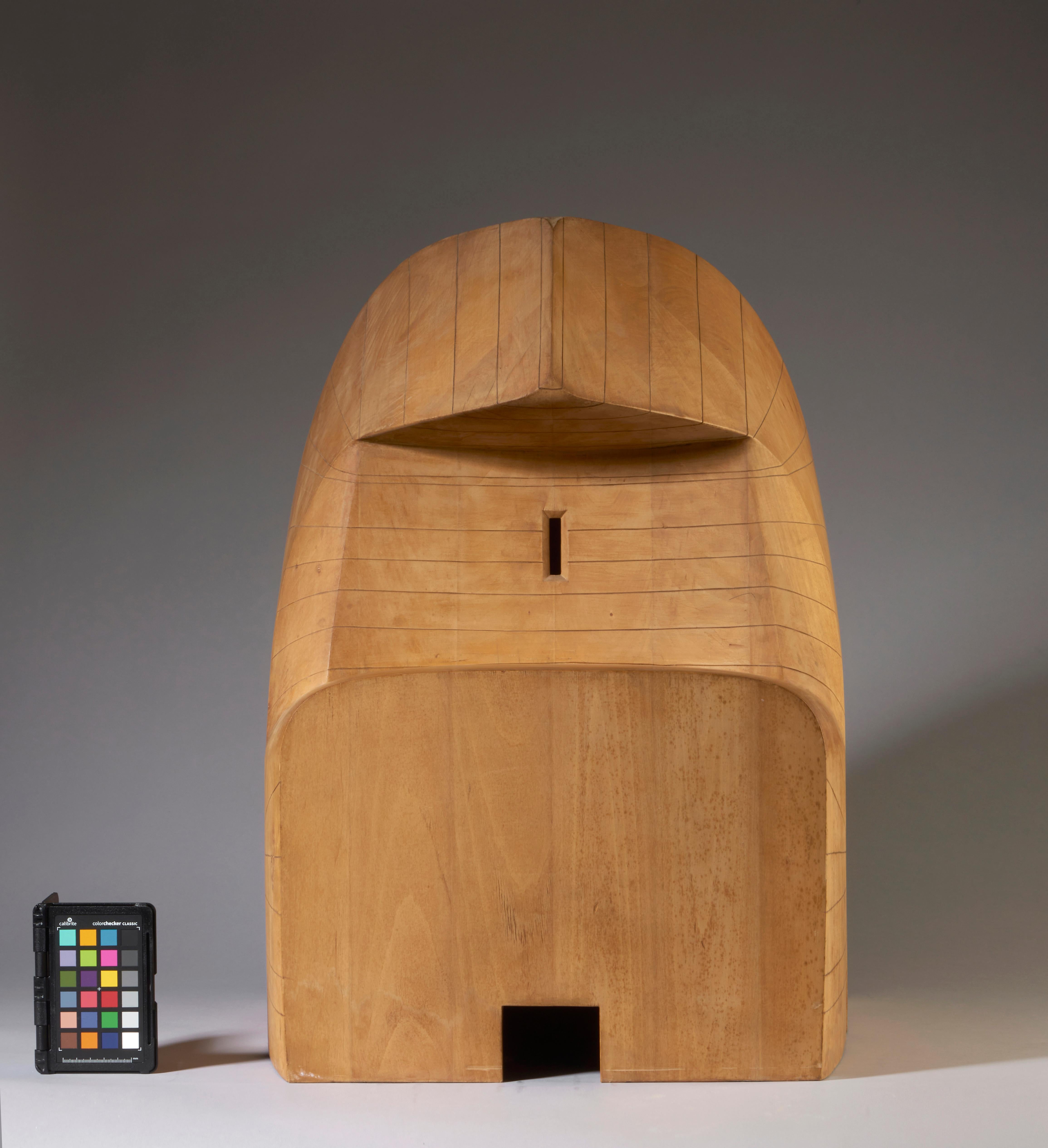 Giuseppe Rivadossi (Nave, July 8, 1935)  Shed, 1974 Wood sculpture For Sale 8