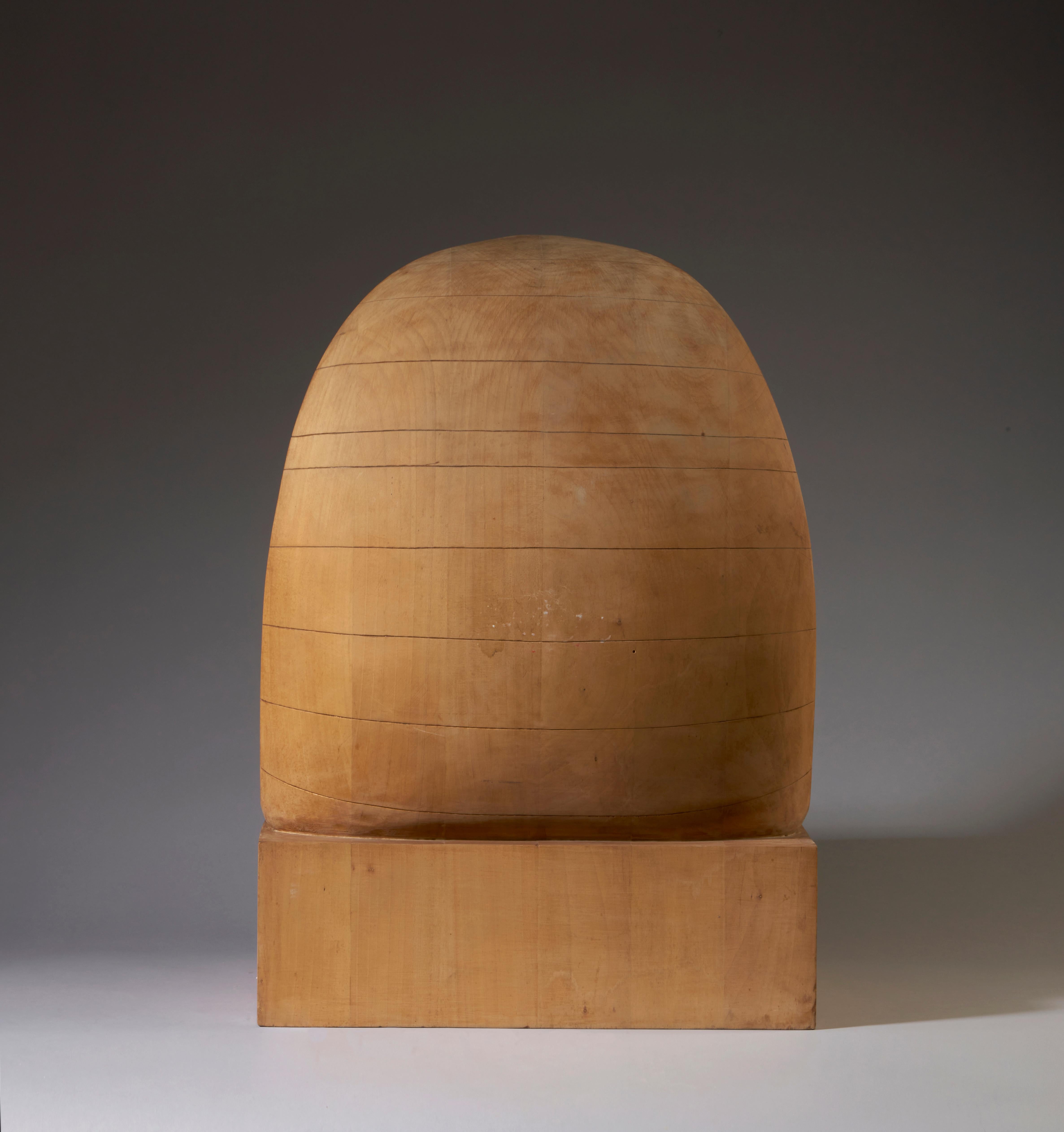 Late 20th Century Giuseppe Rivadossi (Nave, July 8, 1935)  Shed, 1974 Wood sculpture For Sale