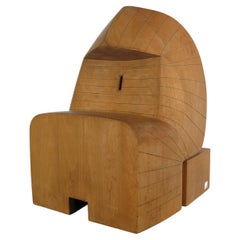Giuseppe Rivadossi (Nave, July 8, 1935)  Shed, 1974 Wood sculpture