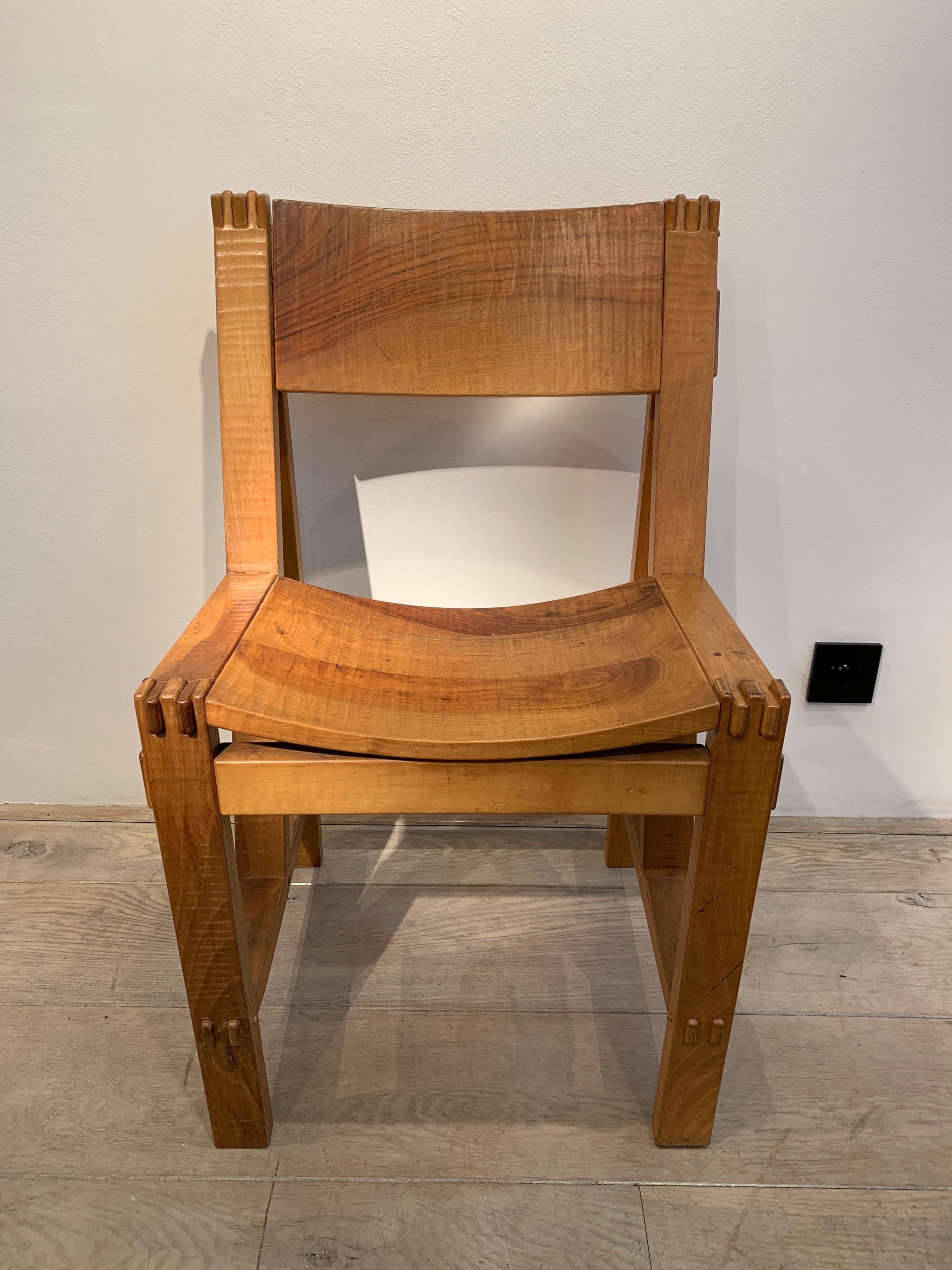 Giuseppe Rivadossi Regina Chairs, 1970s 3