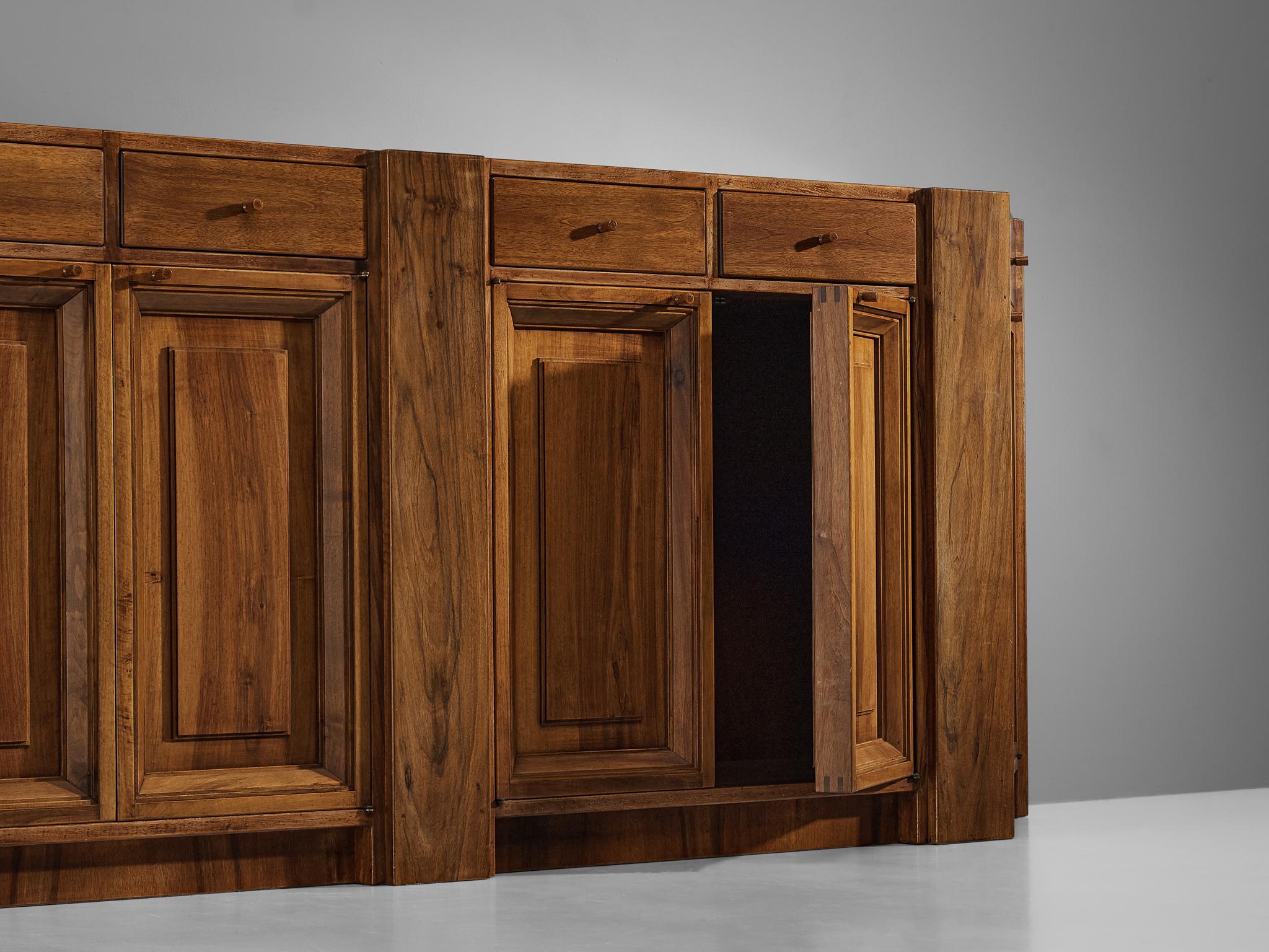 Giuseppe Rivadossi Sizable Sideboard in Stained Oak  For Sale 4