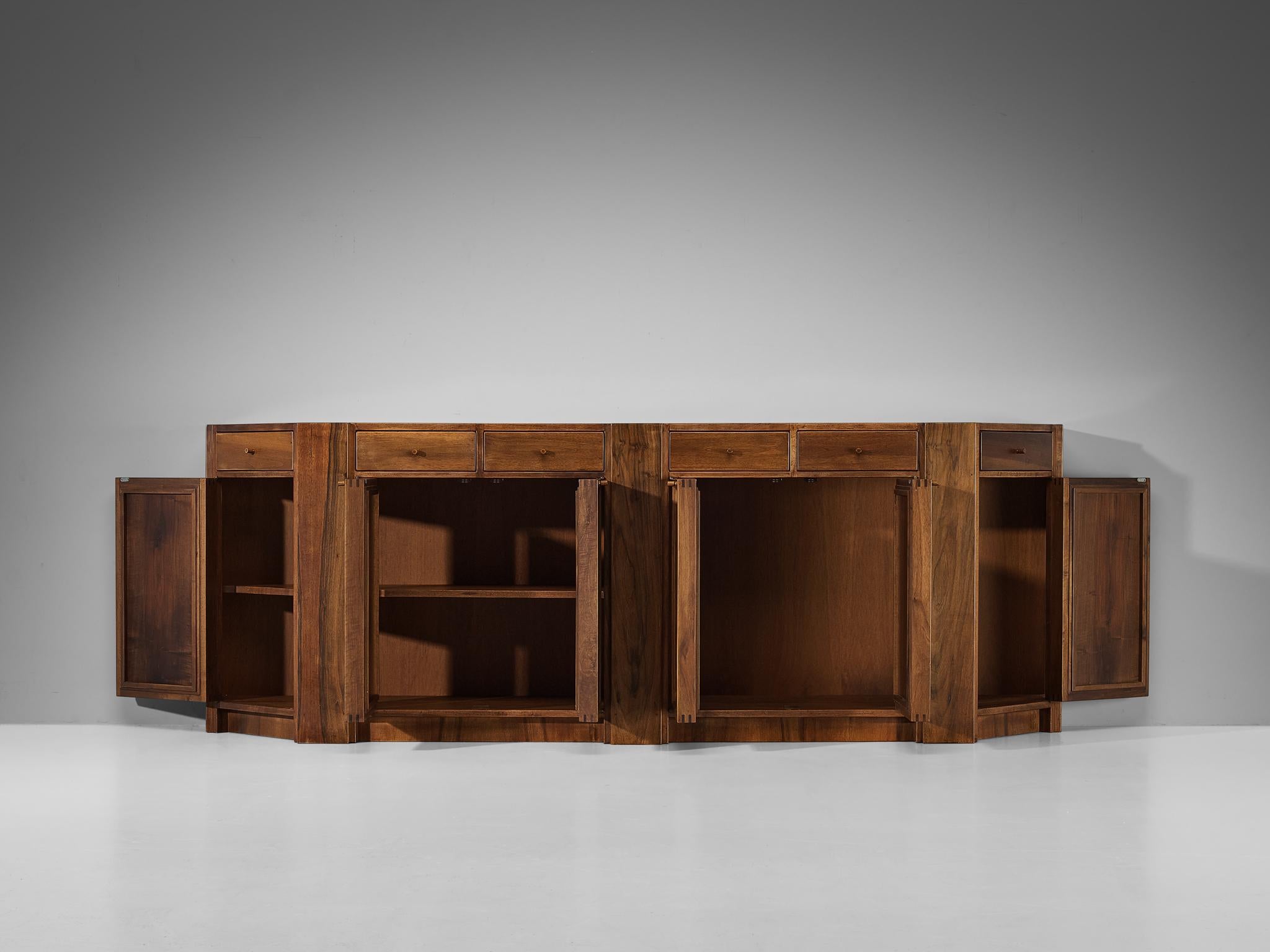 Giuseppe Rivadossi Sizable Sideboard in Stained Oak  For Sale 5