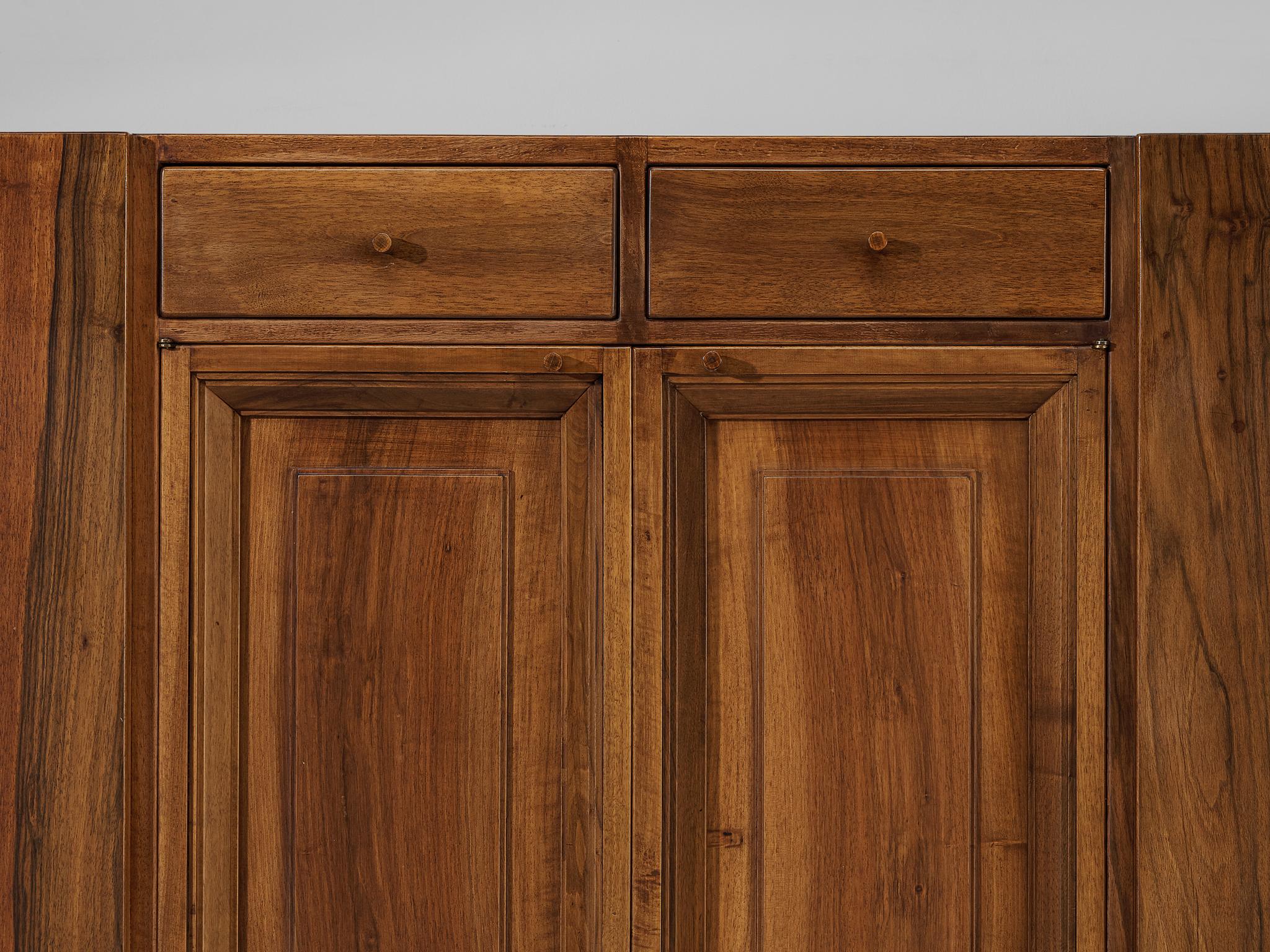 Giuseppe Rivadossi Sizable Sideboard in Stained Oak  For Sale 1