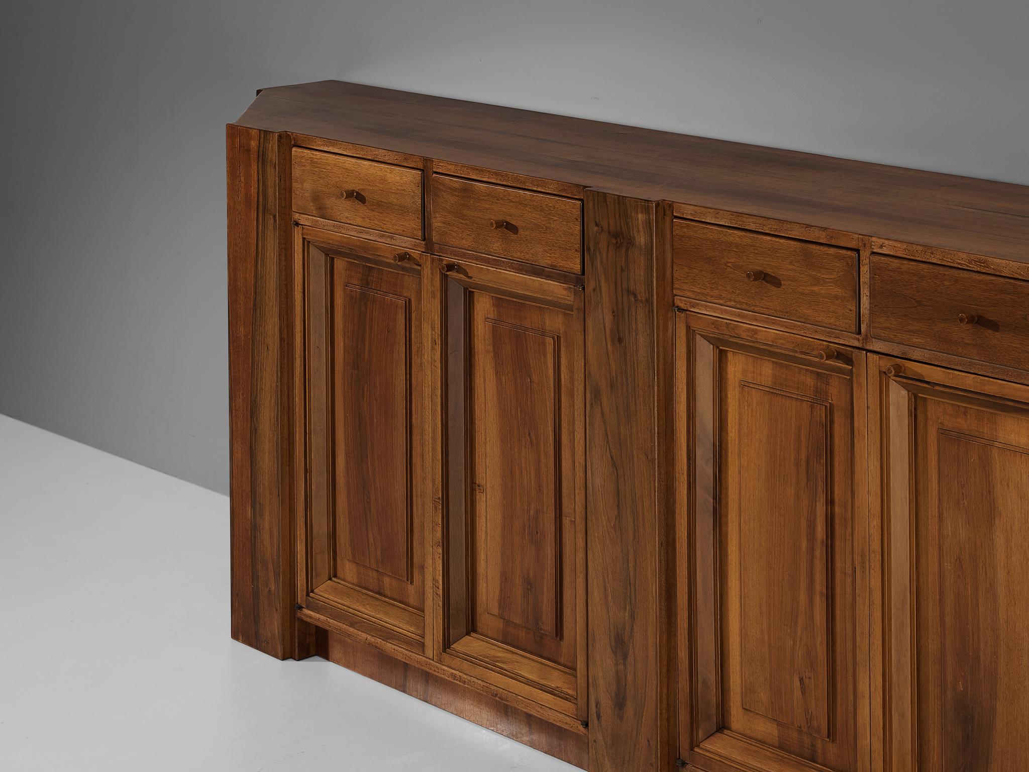 Giuseppe Rivadossi Sizable Sideboard in Stained Oak  For Sale 2