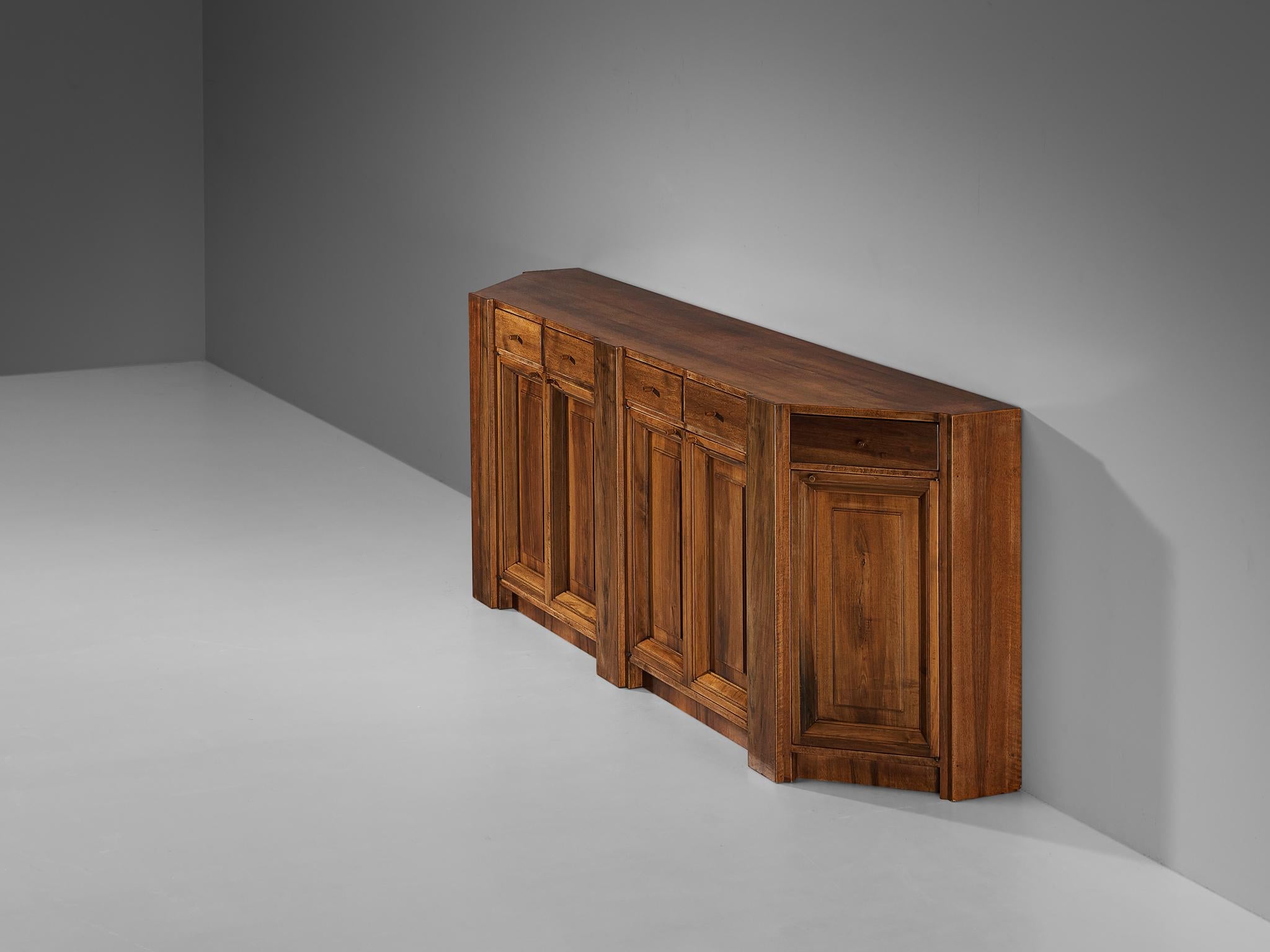 Giuseppe Rivadossi Sizable Sideboard in Stained Oak  For Sale 3