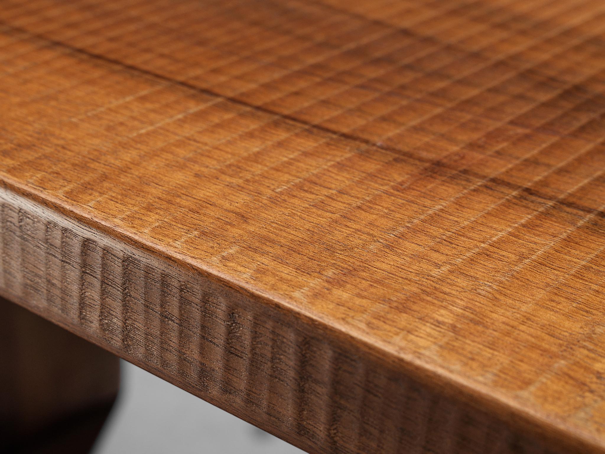 Italian Giuseppe Rivadossi Writing Desk in Walnut With Rare Guglielmo Pecorini Chair