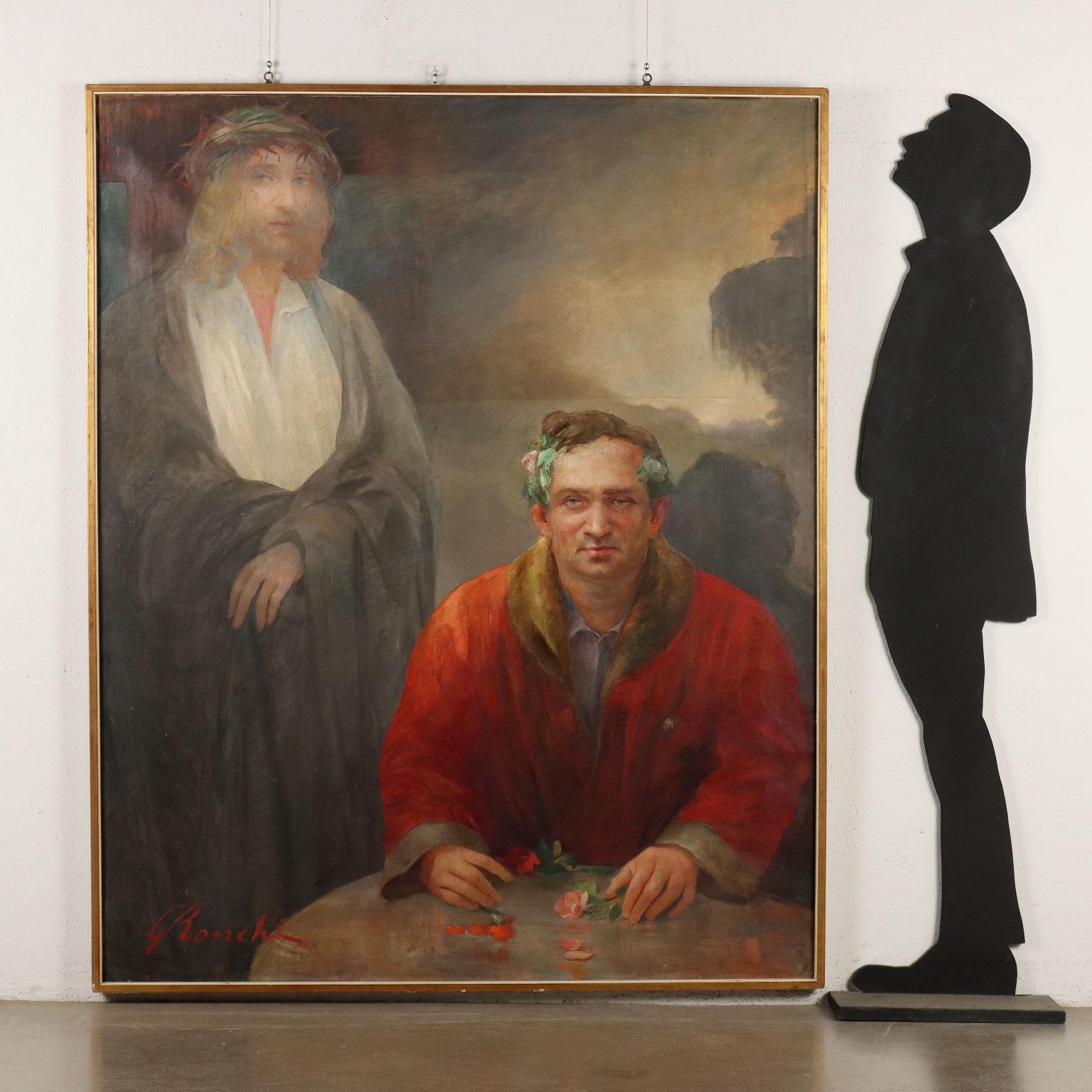 Gemälde von Giuseppe Ronchi, Allegorie erste Hälfte des 20. Jahrhunderts im Angebot 1