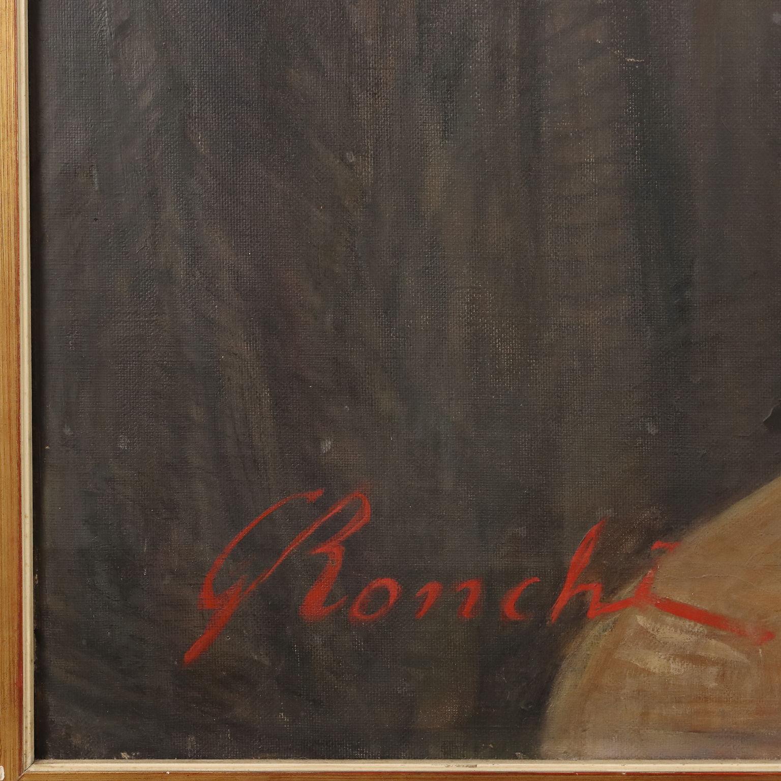 Gemälde von Giuseppe Ronchi, Allegorie erste Hälfte des 20. Jahrhunderts im Angebot 5