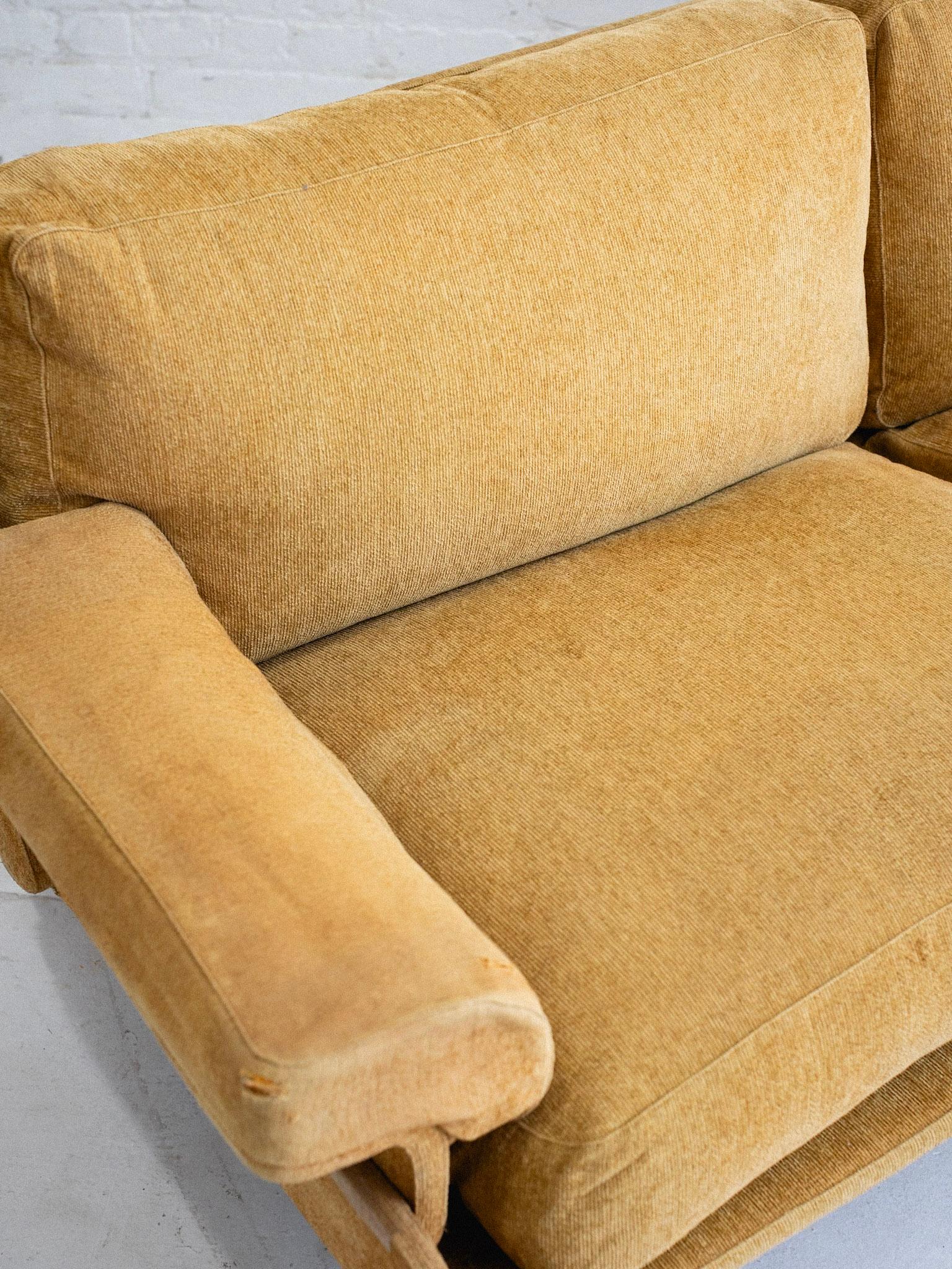 Giuseppe Rossi für Albizzate Space Age, Sofa mit Holzrahmen, Space Age im Angebot 4