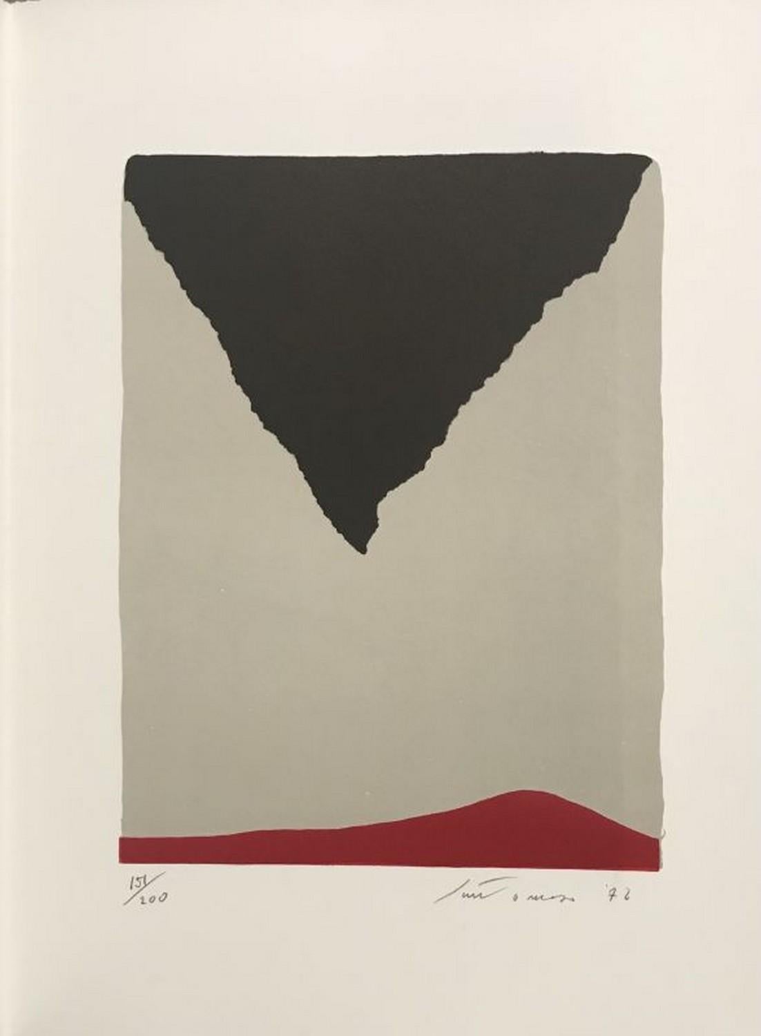 Giuseppe Santomaso Abstract Print - Erker-Treffen 1 