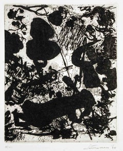 Fermento - Incisione di Giuseppe Santomaso - 1964