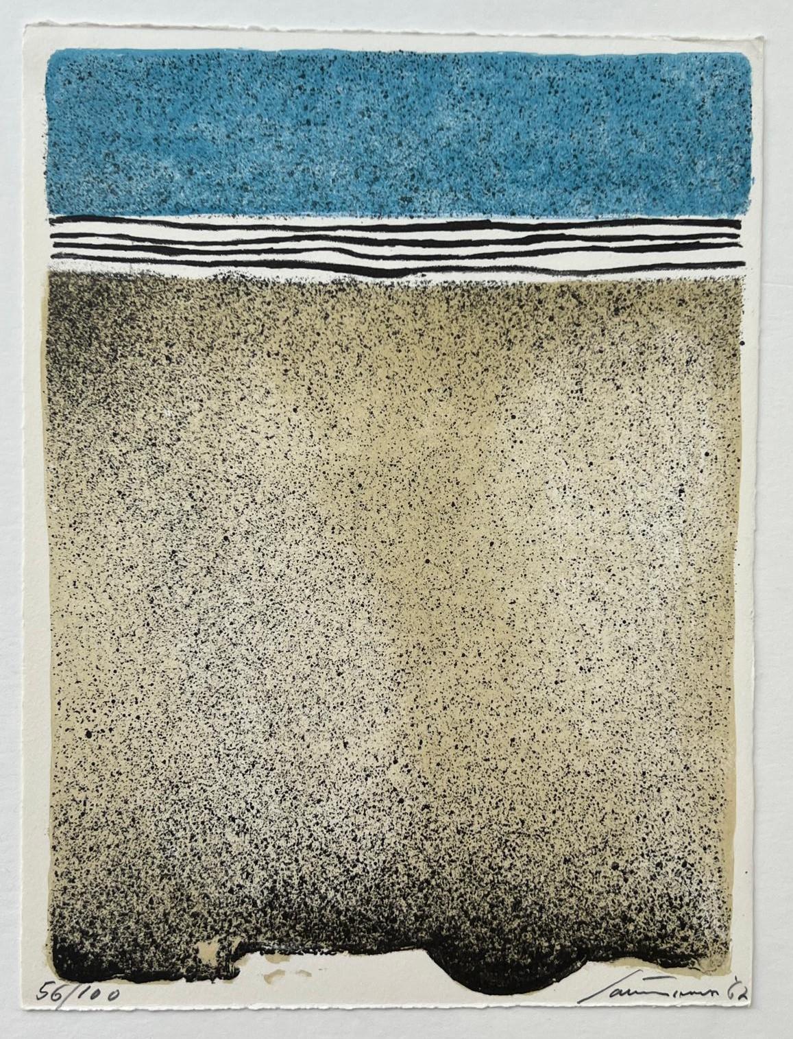 Homage to Hans Arp - Print by Giuseppe Santomaso