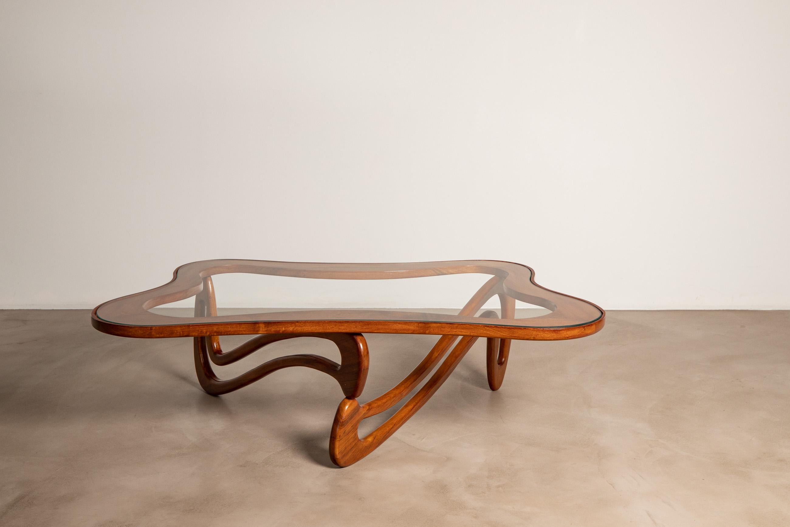 Brazilian Giuseppe Scapinelli ‘Agua’ Coffee Table For Sale