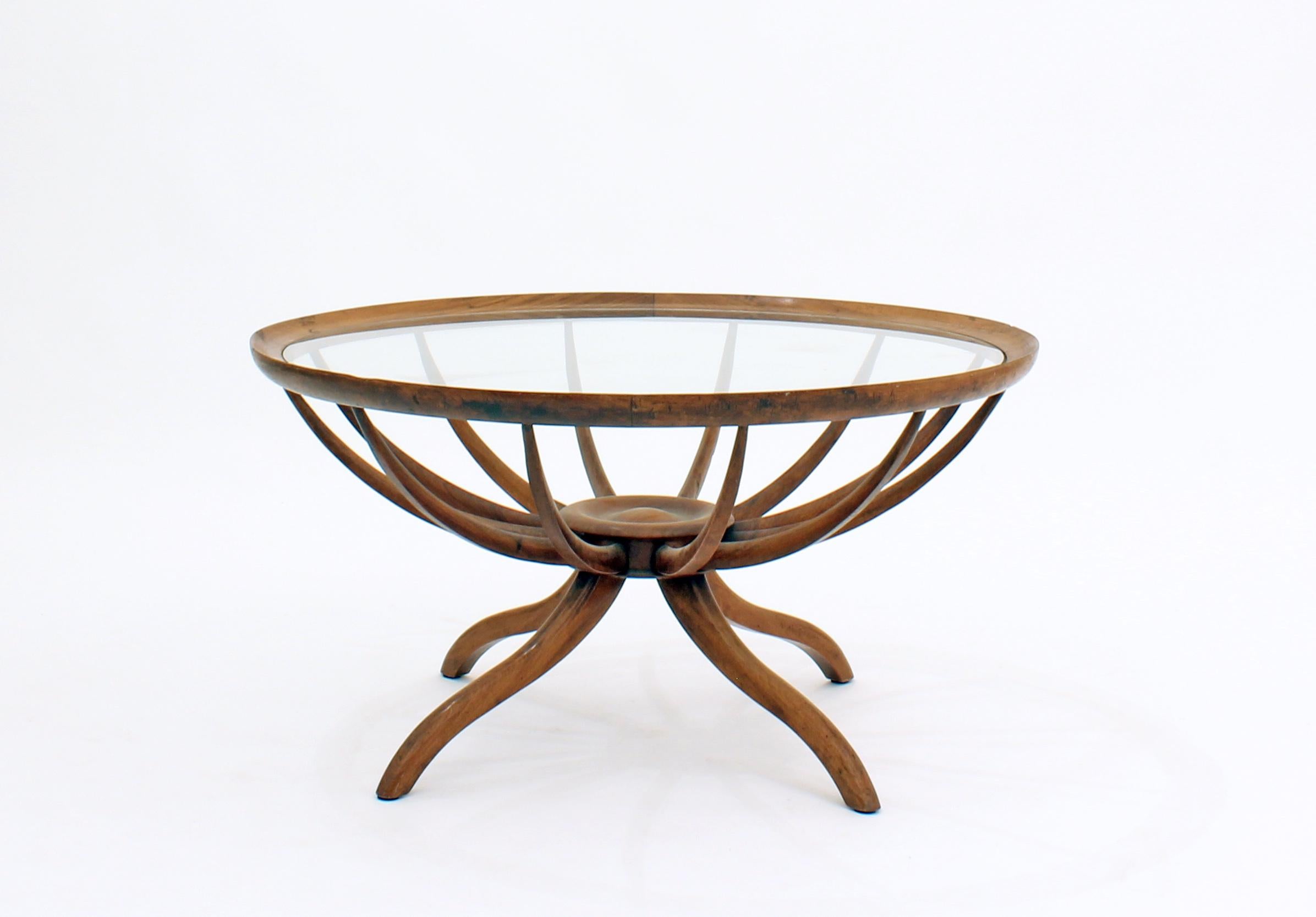 Mid-Century Modern Giuseppe Scapinelli Aranha coffee table For Sale