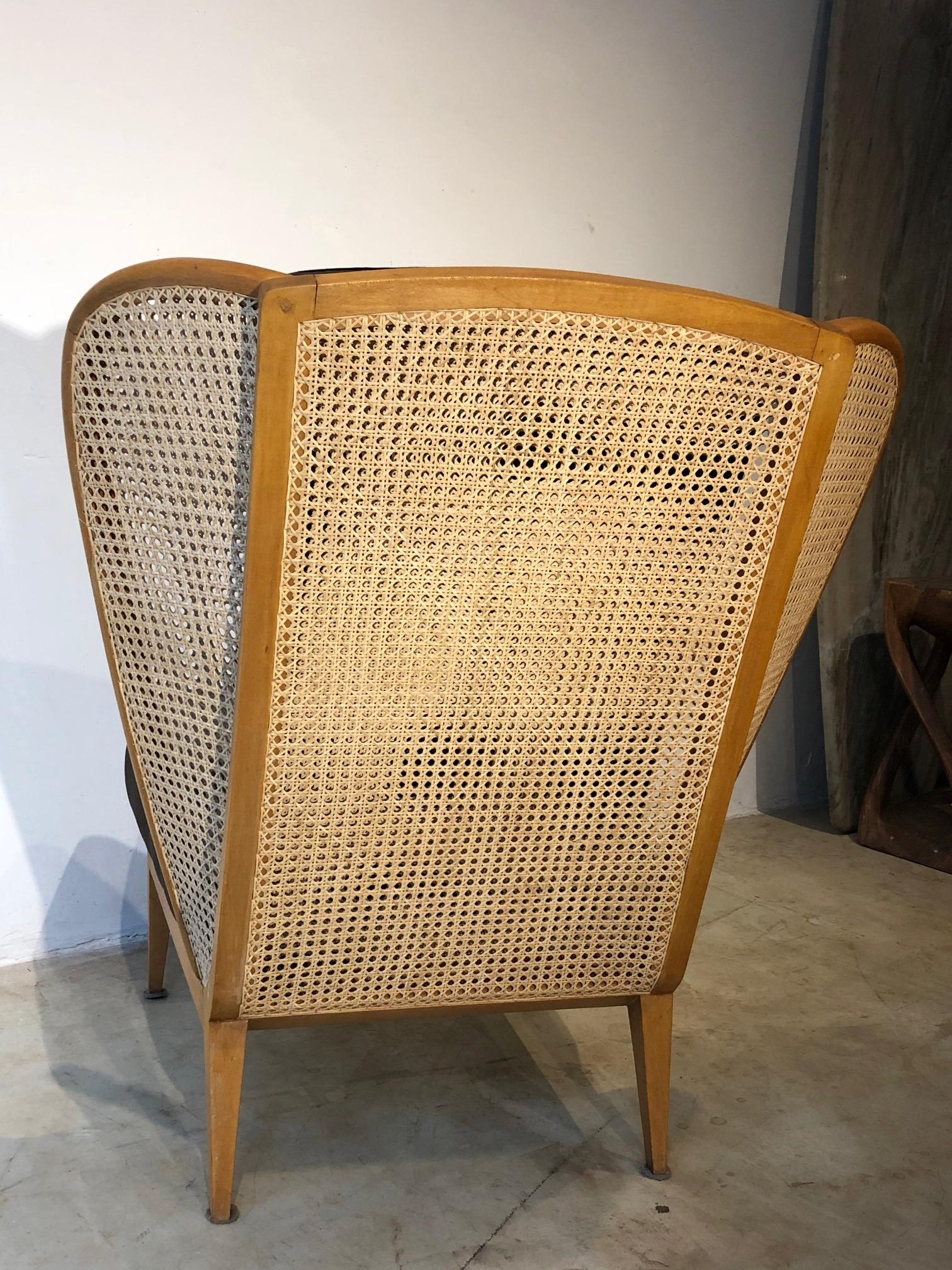 Giuseppe Scapinelli 'Attributed', Pair of chairs with Straw Backrest 2