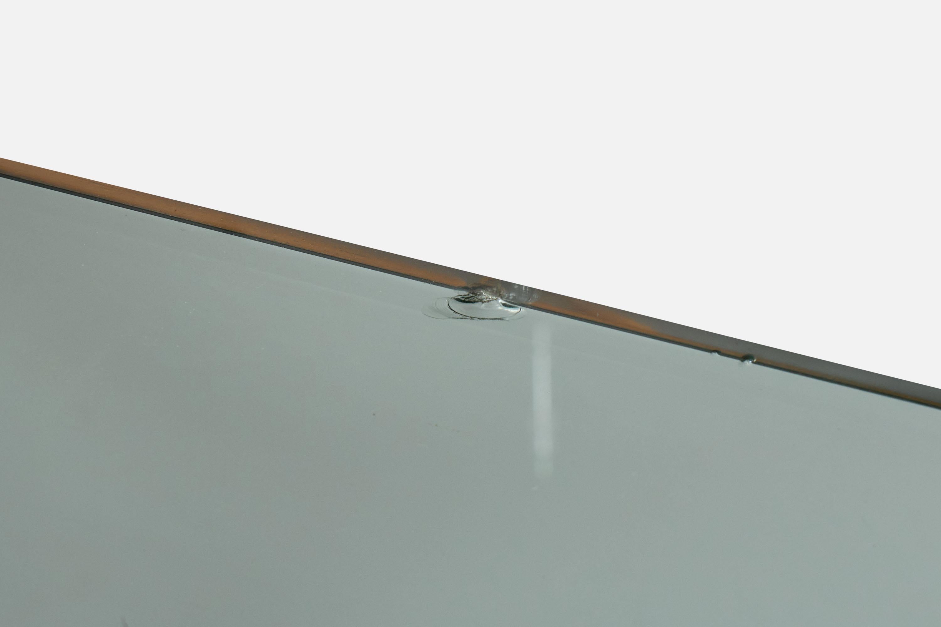 Giuseppe Scapinelli Attribution, Dining Table, Wood, Glass, Brazil, 1950s en vente 3