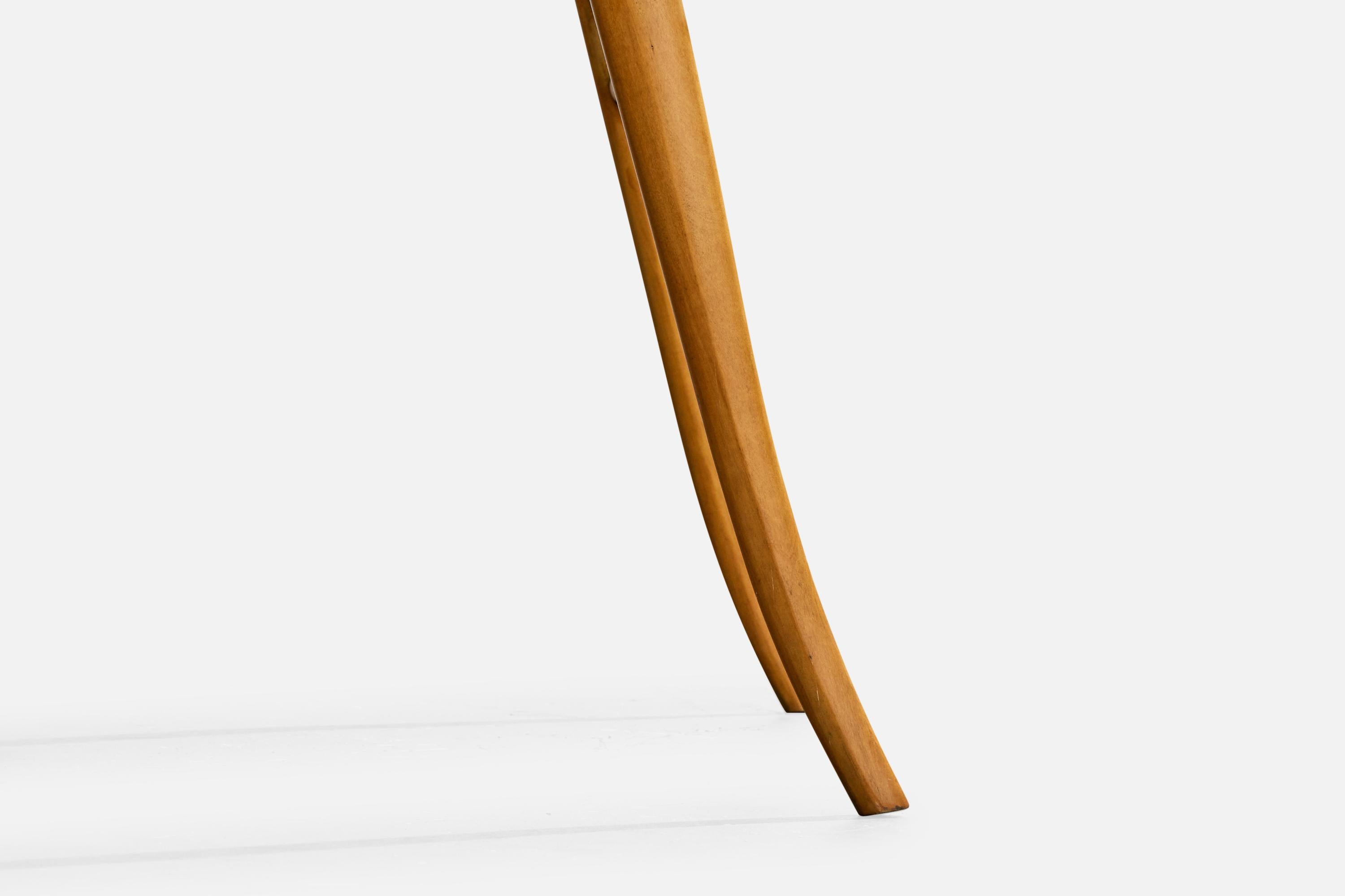 Giuseppe Scapinelli Attribution, Dining Table, Wood, Glass, Brazil, 1950s en vente 2