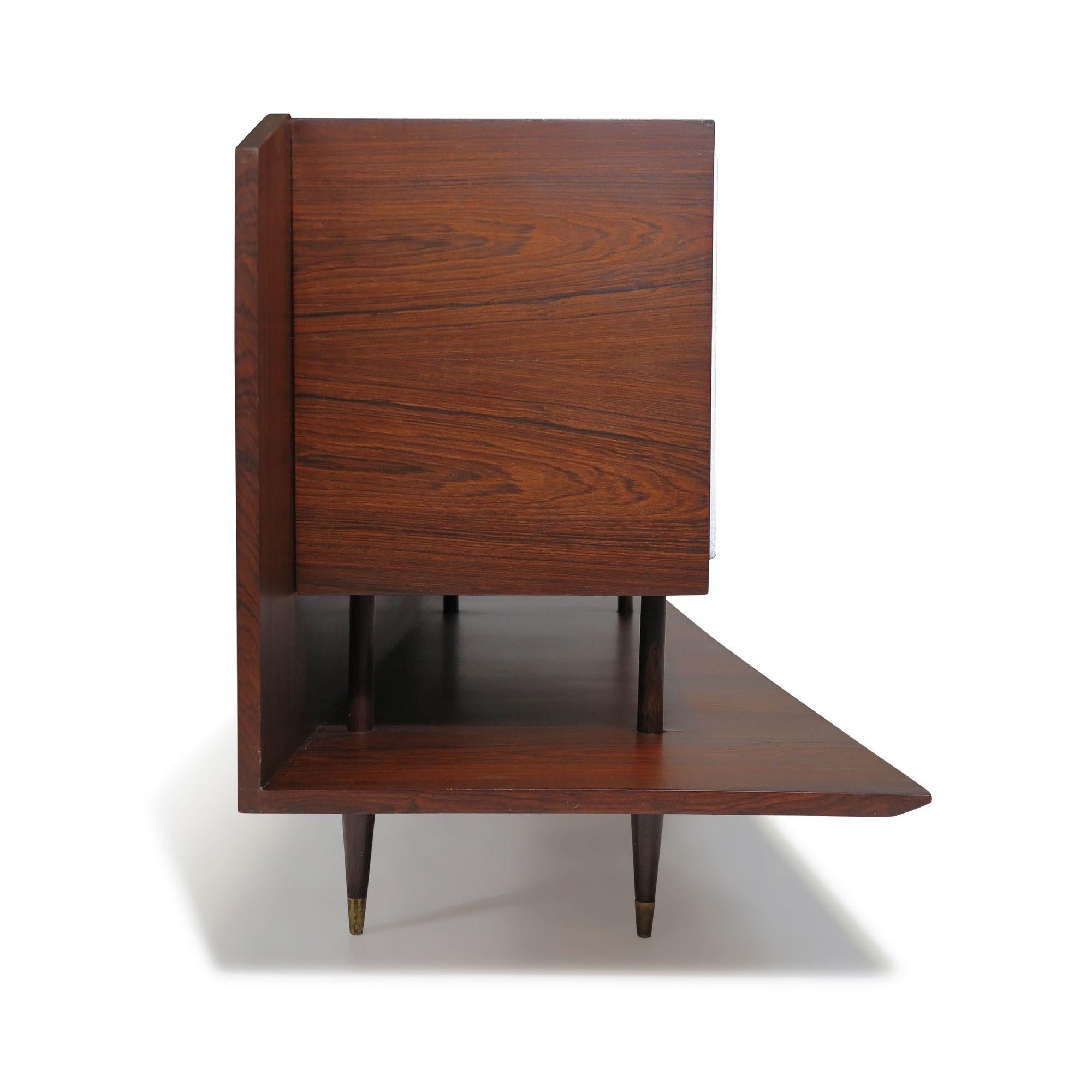 Mid-Century Modern Giuseppe Scapinelli Brazilian Modern Bar Cabinet For Sale