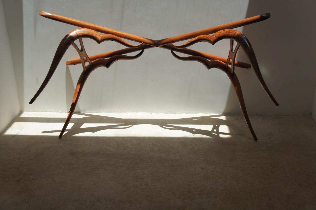 Giuseppe Scapinelli, Brazilian Modernist Dining Table Made with Solid Caviuna 2