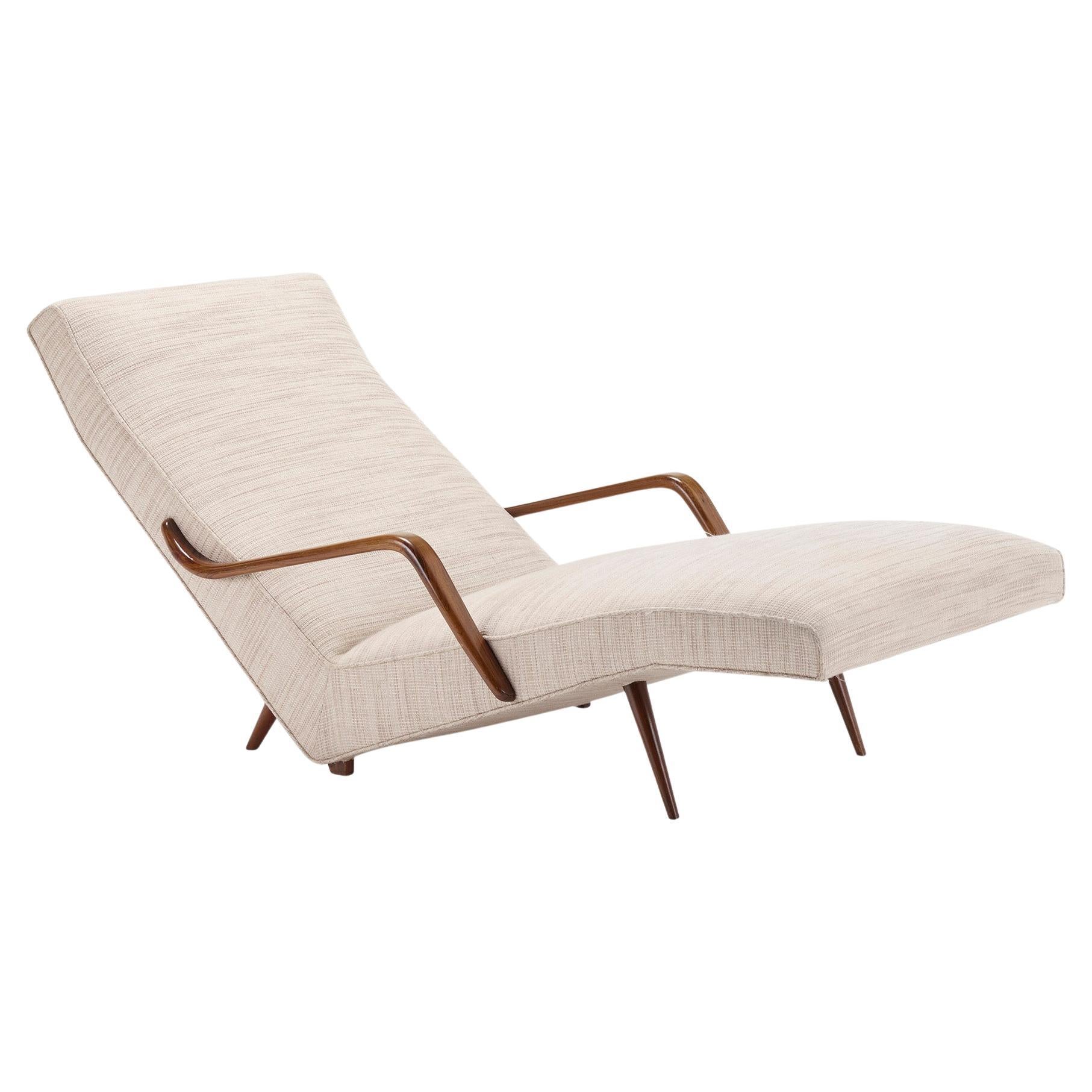 Giuseppe Scapinelli Chaise Lounge For Sale