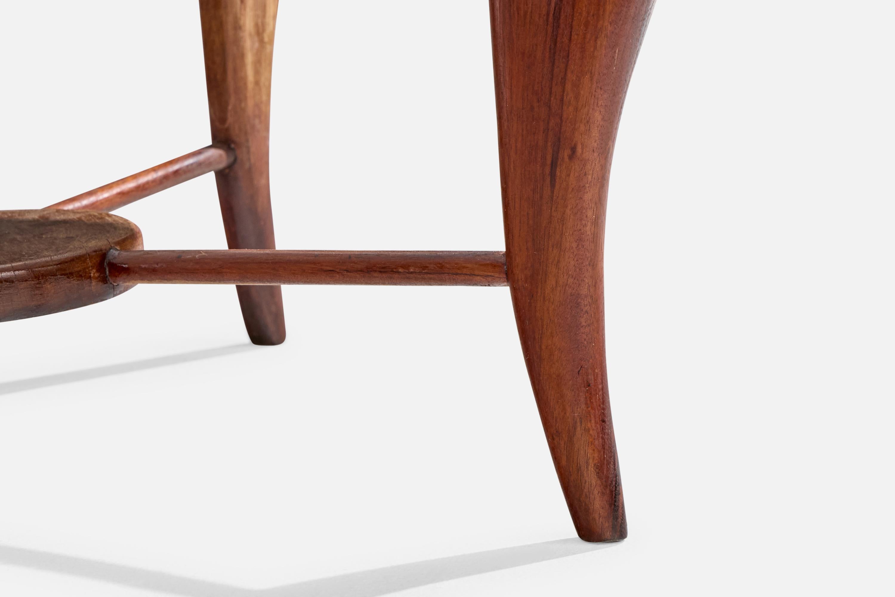 Giuseppe Scapinelli, Coffee Table, Wood, Marble, Brazil, 1950s For Sale 5