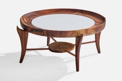 Giuseppe Scapinelli, Mesa de centro, Madera, Mármol, Brasil, años 50