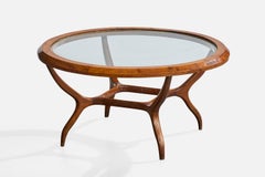 Giuseppe Scapinelli, Coffee Table, Wood, Marble, Brazil, 1950s
