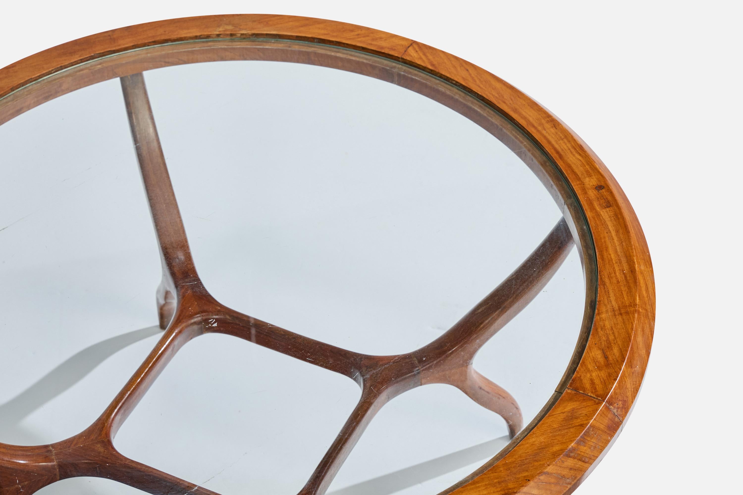 Giuseppe Scapinelli, Couchtisch, Holz, Marmor, Brasilien, 1950er Jahre (Mitte des 20. Jahrhunderts) im Angebot