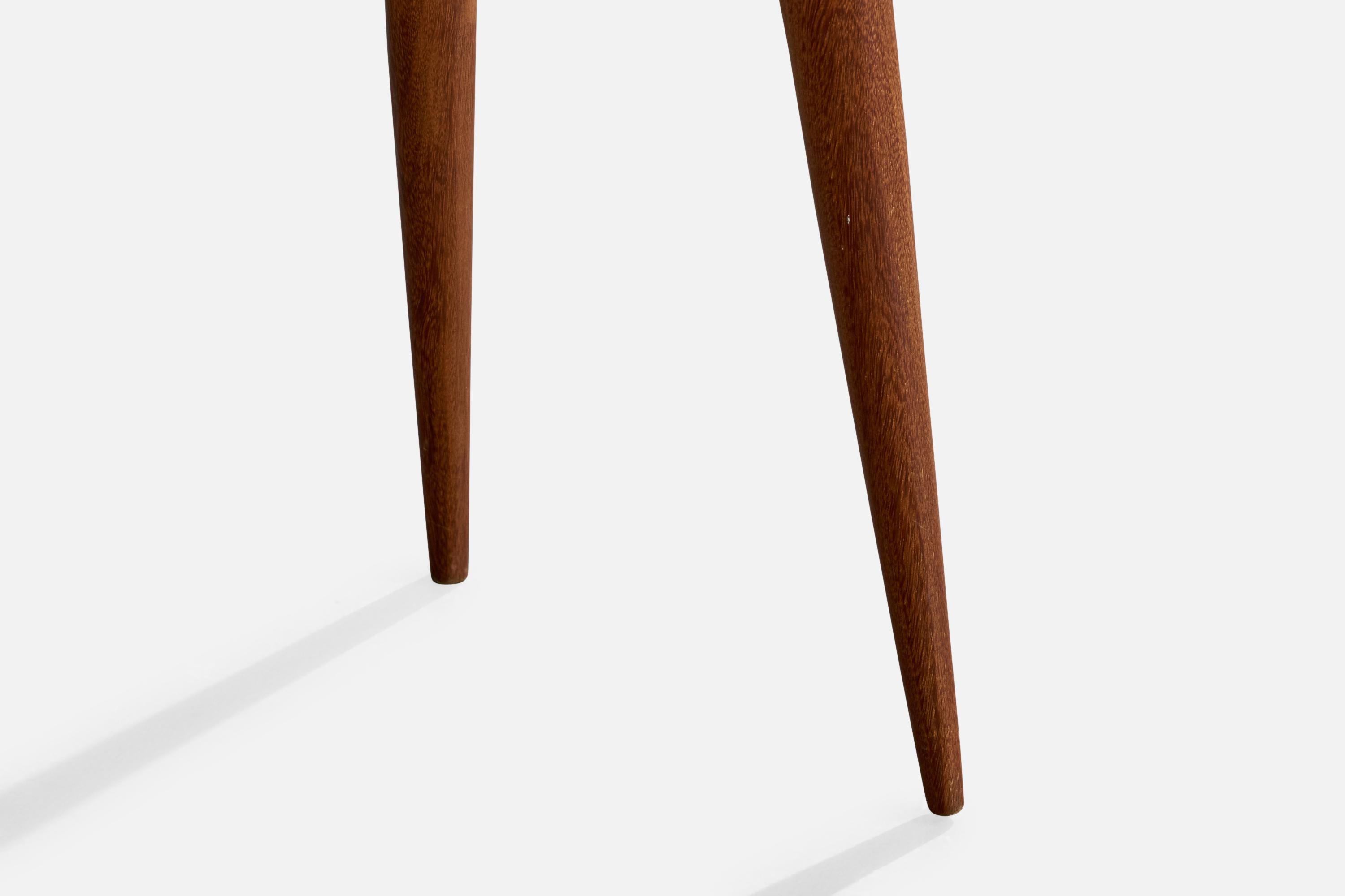 Giuseppe Scapinelli, Console Table, Wood, Glass, Brazil, 1950s For Sale 3