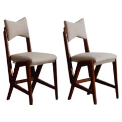 Giuseppe Scapinelli Dining Chairs for Fábrica de Móveis Giesse, 1950, Set of 2