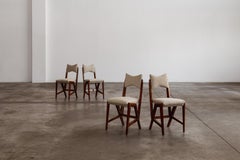 Luigi Scremin Esszimmerstühle für Fratelli Scremin, 1950, 4 Exemplare