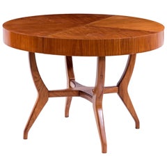 Giuseppe Scapinelli Brazilian mid-century Dining Table in Caviuna Wood 