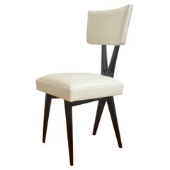 Giuseppe Scapinelli Ebonized Dining Chair Made in the 1950's