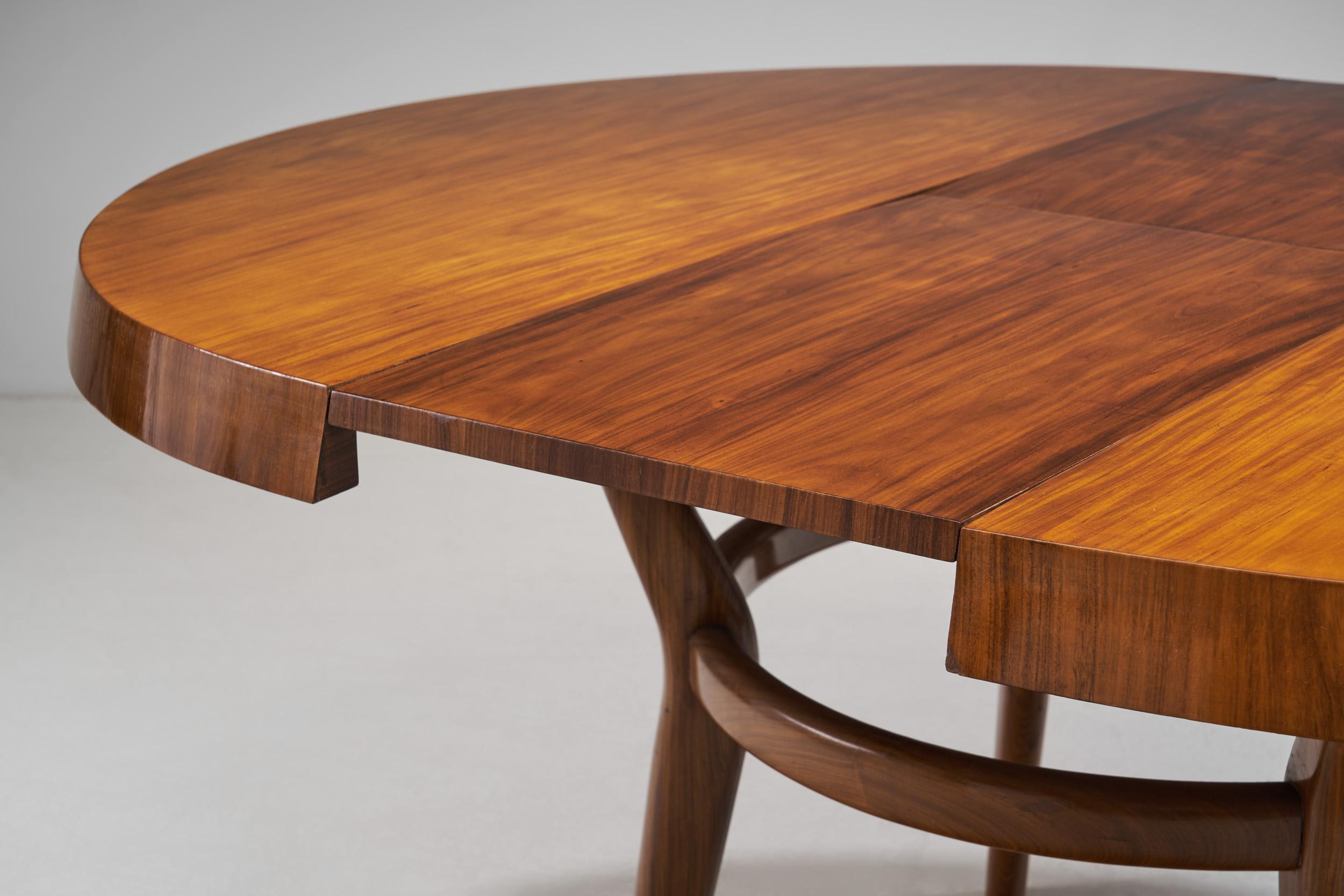 Giuseppe Scapinelli Extendable Dining Table for Angelini & Delneri, Brazil 1950s For Sale 5