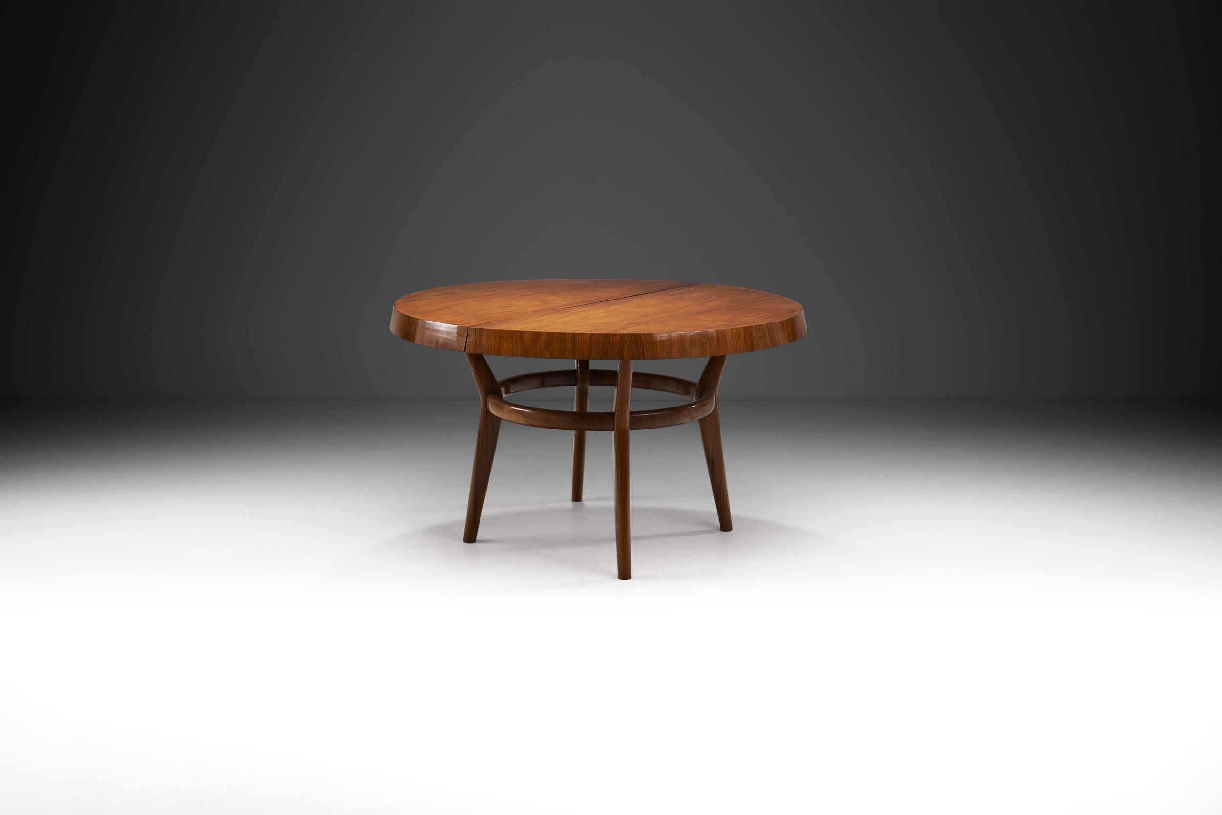 Giuseppe Scapinelli was known as a designer who successfully combined “the classic” with “the modern”, and this table stands as evidence. Scapinelli was a Brazilian designer from São Paulo who did not use any means of mass production. His furniture