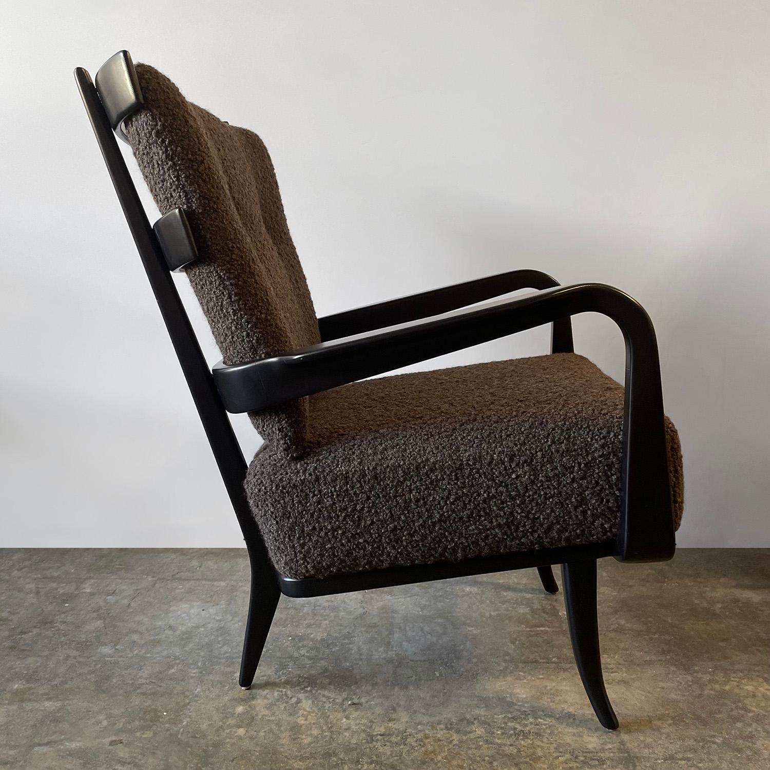 Wood Giuseppe Scapinelli Lounge Chair For Sale