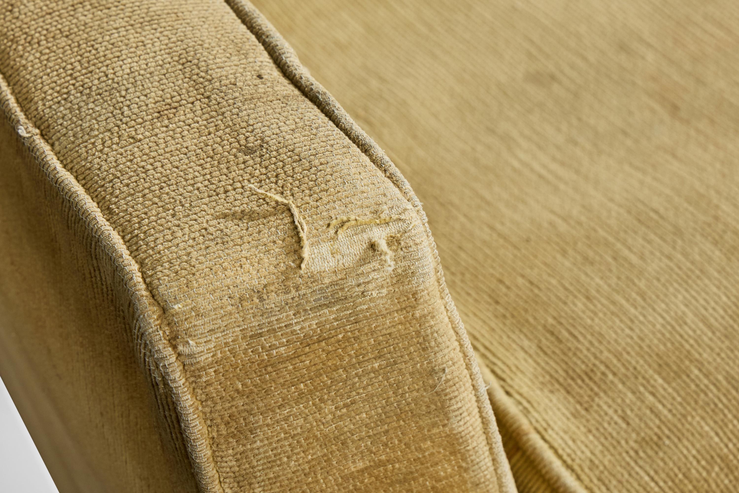 Giuseppe Scapinelli, chaises longues, Wood, tissu, Brésil, années 1950 en vente 4