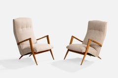 Giuseppe Scapinelli, Sedie da salotto, Wood, Fabrice, Brasile, anni '50