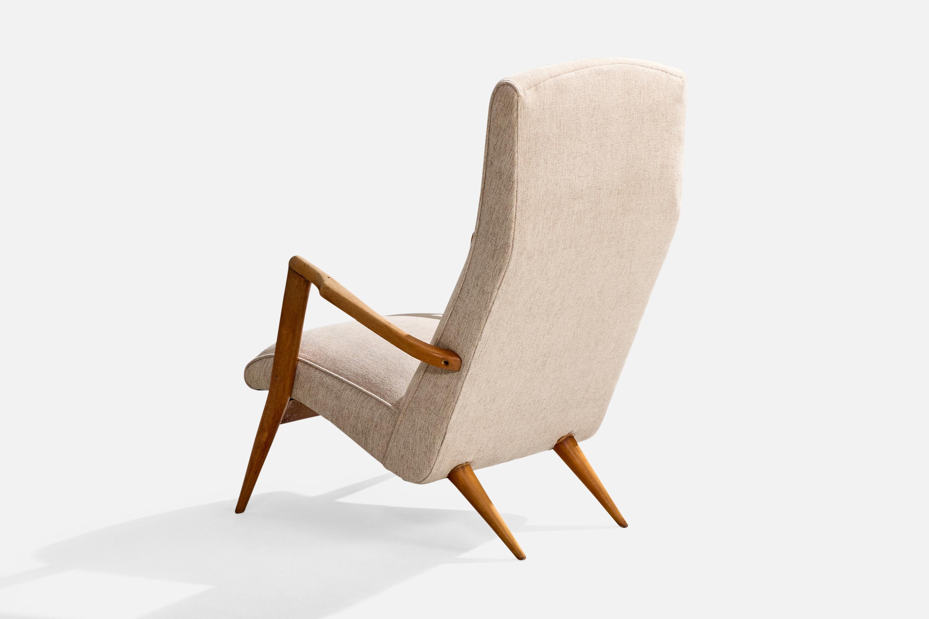 Giuseppe Scapinelli, Sillas de salón, Madera, Tela, Brasil, Años 50 mediados del siglo XX en venta