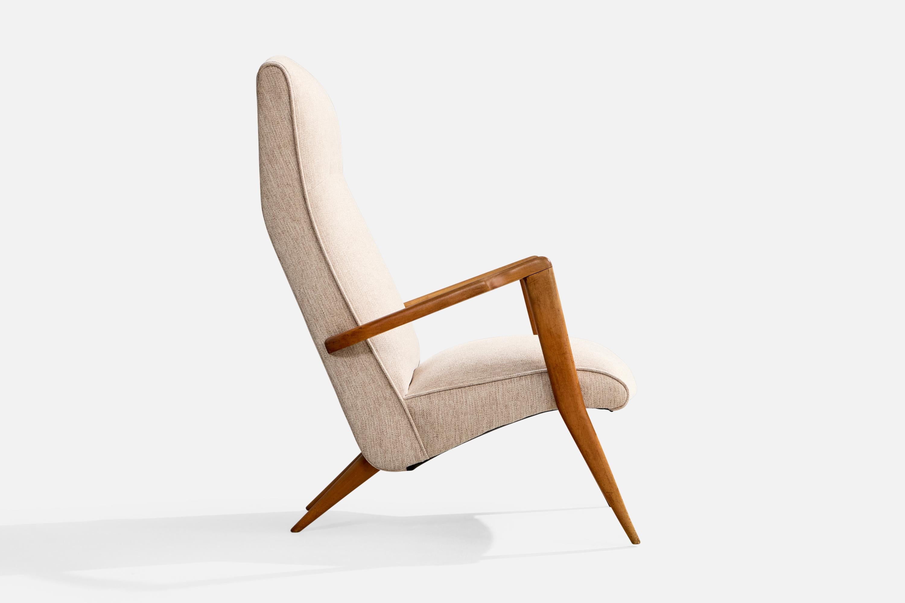 Giuseppe Scapinelli, Sillas de salón, Madera, Tela, Brasil, Años 50 en venta 1