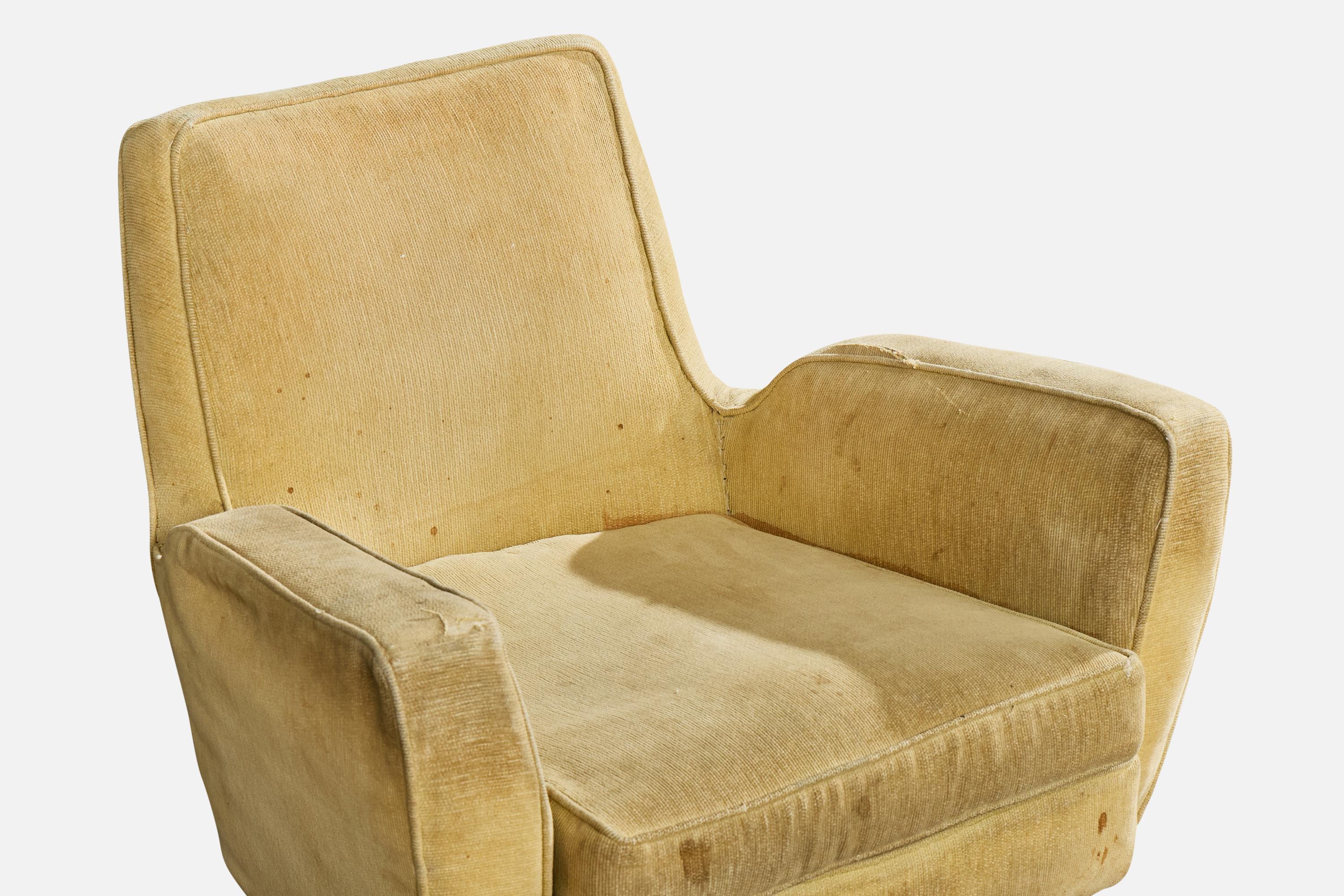 Giuseppe Scapinelli, chaises longues, Wood, tissu, Brésil, années 1950 en vente 1