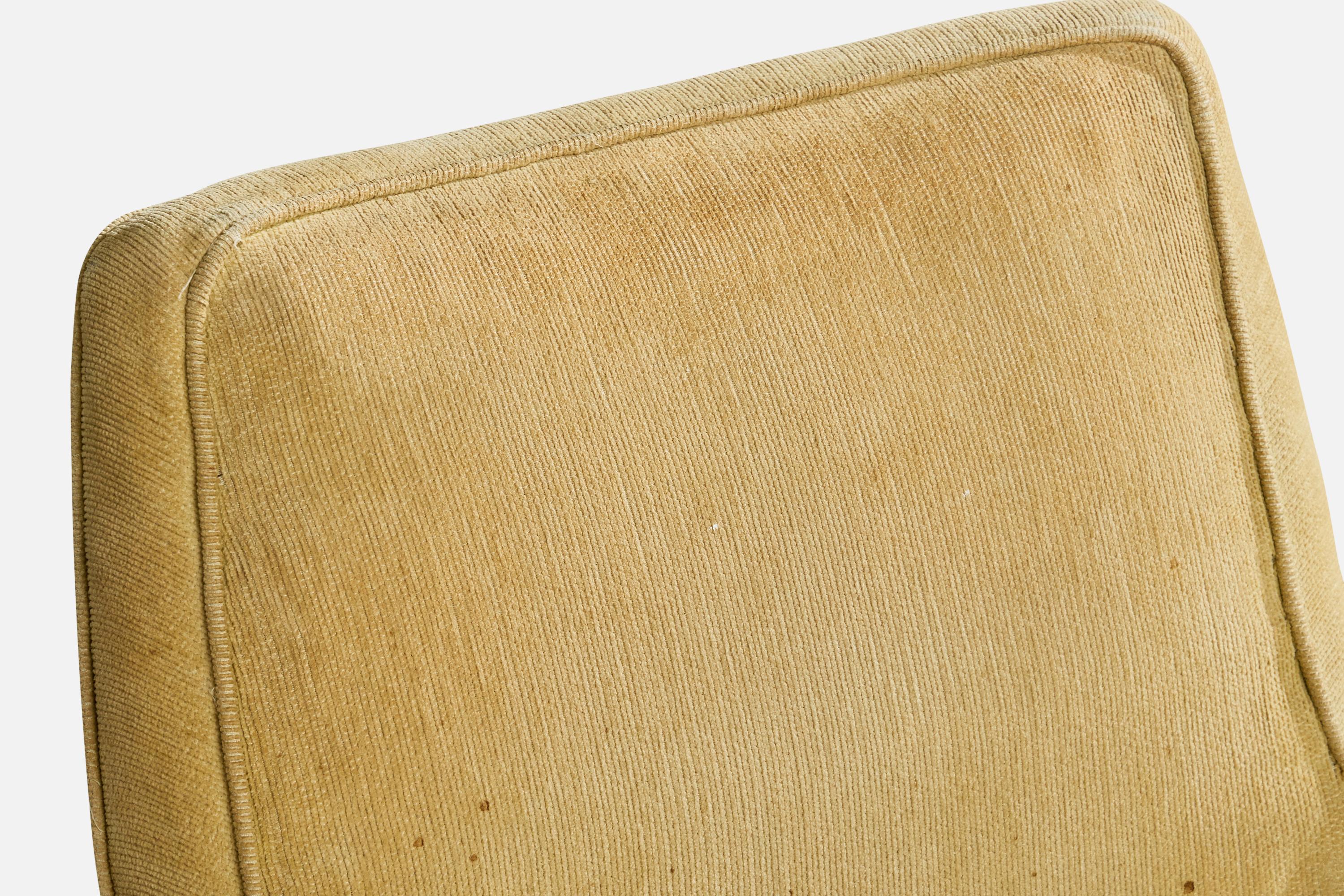 Giuseppe Scapinelli, chaises longues, Wood, tissu, Brésil, années 1950 en vente 2