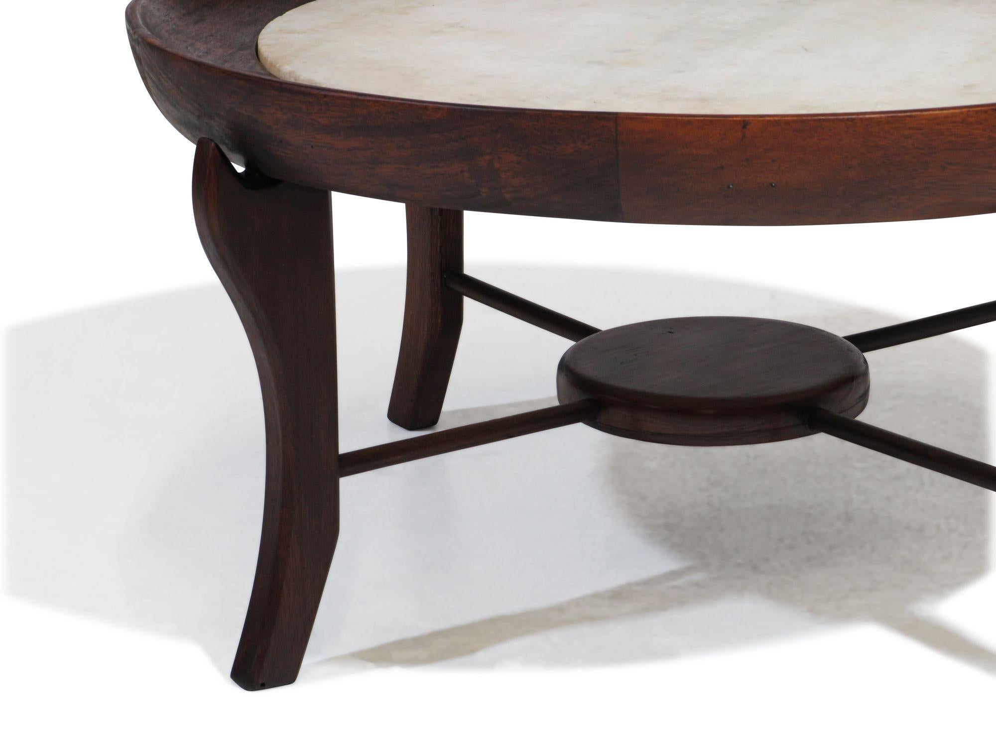 Mid-Century Modern Table basse Maracana Giuseppe Scapinelli en vente