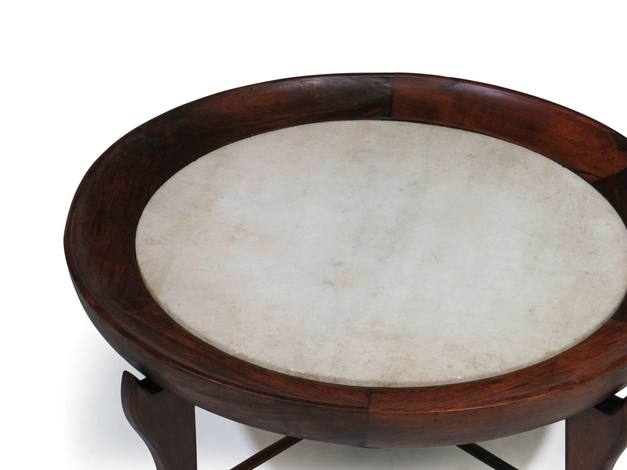 Marbre Table basse Maracana Giuseppe Scapinelli en vente