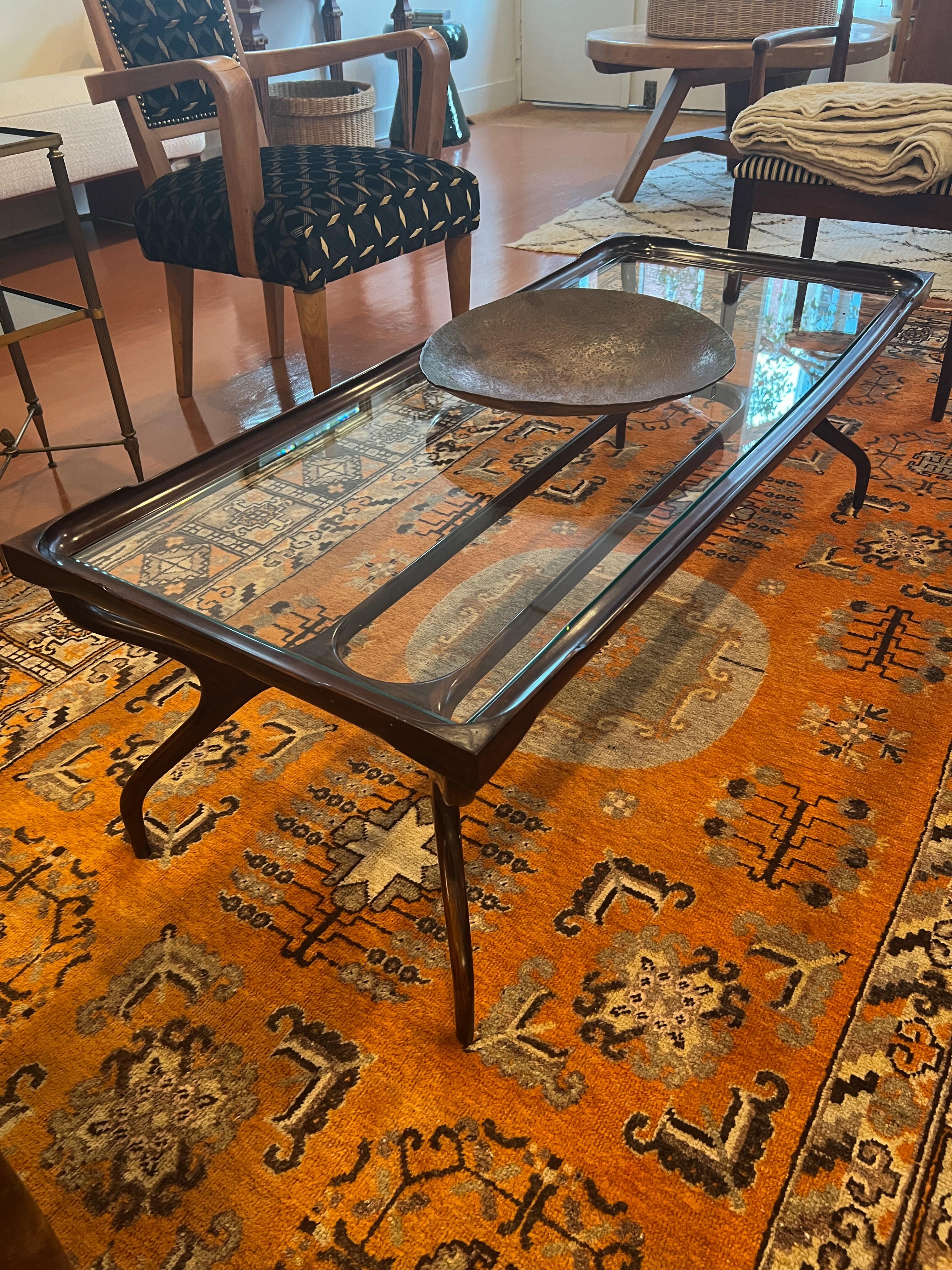 Giuseppe Scapinelli Midcentury Brazilian Coffee Table In Good Condition For Sale In Brooklyn, NY