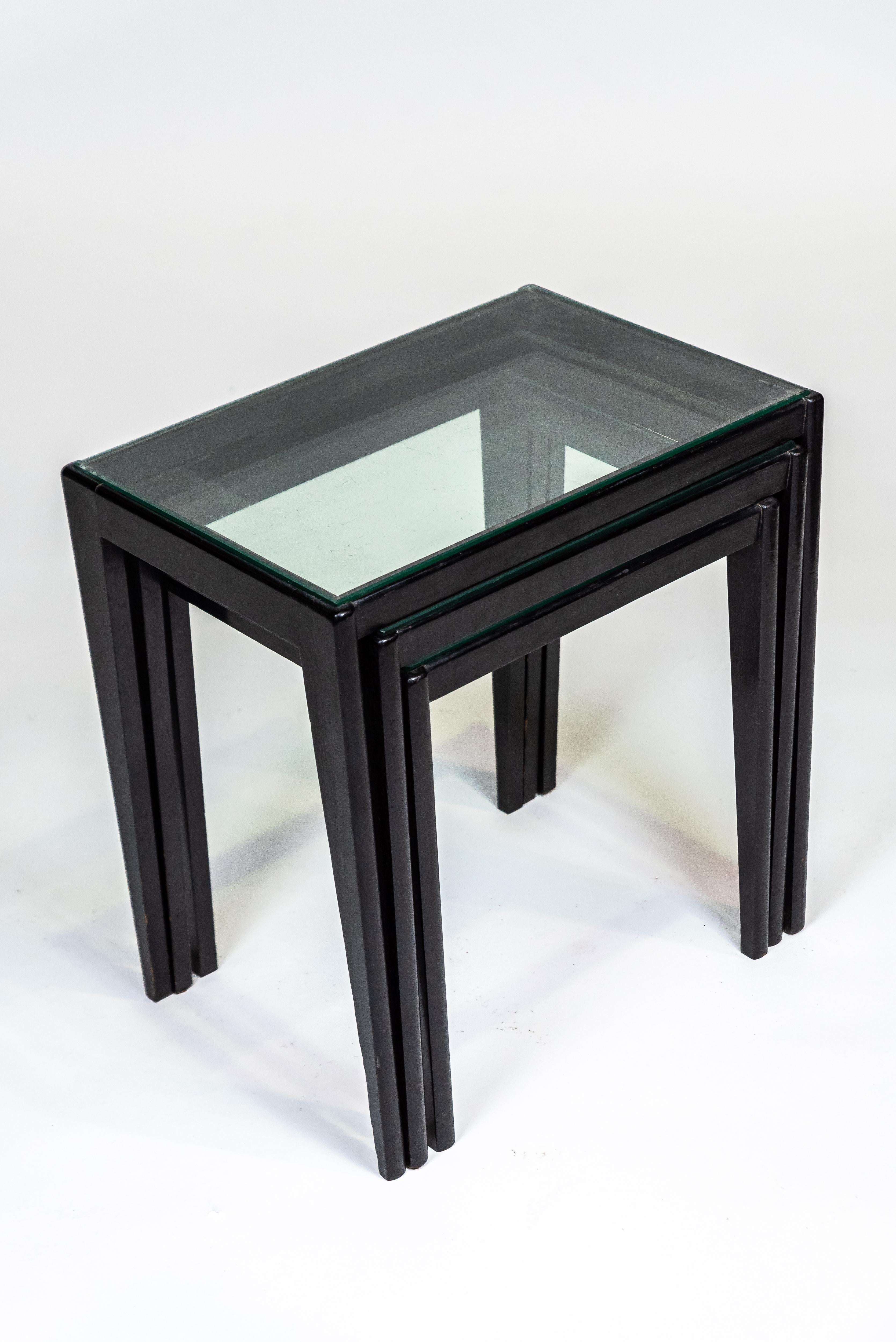 Giuseppe Scapinelli, Nesting Tables, 1960 For Sale 2